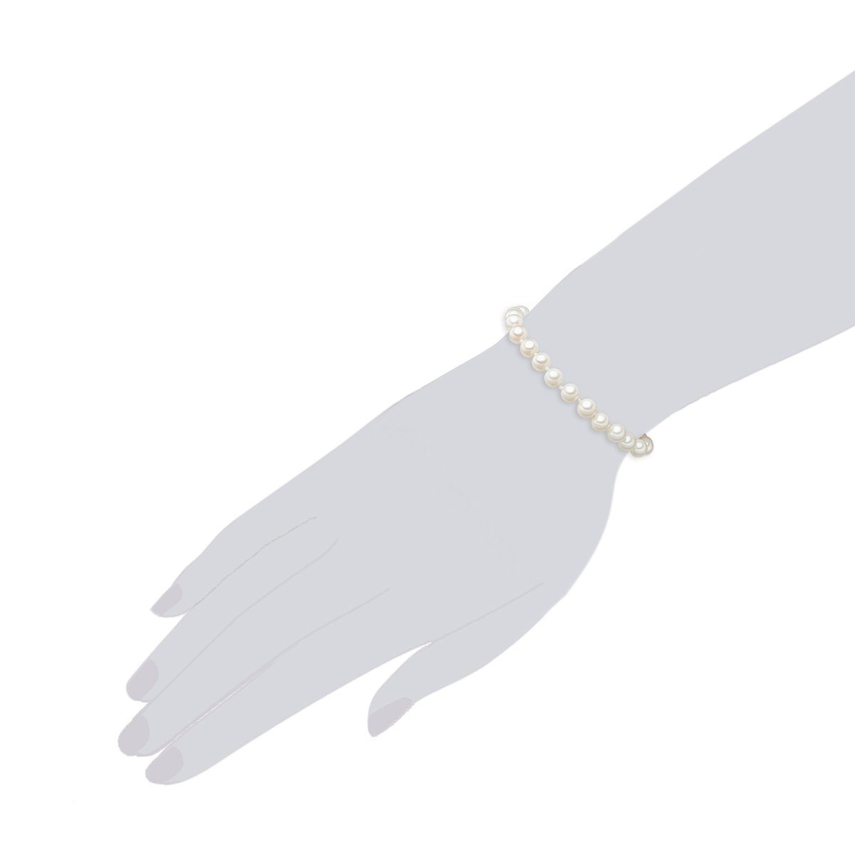 Rafaela Donata Perlenarmband silber, Armband Sterling günstig online kaufen