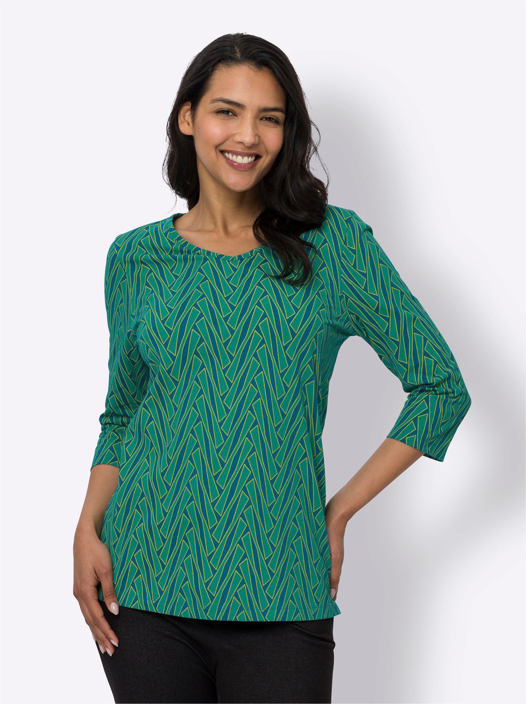 Sieh an! Trainingsshirt 3/4-Arm-Shirt . günstig online kaufen