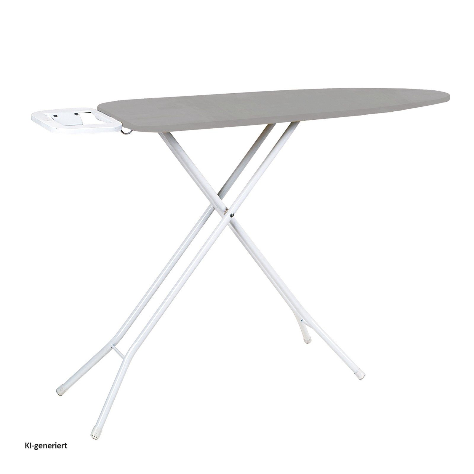 HTI-Living Bügelbrett Bügelbrett Grau Ilona, Bügelfläche 110x33 cm, Bügeltisch mit Bügeleisenablage