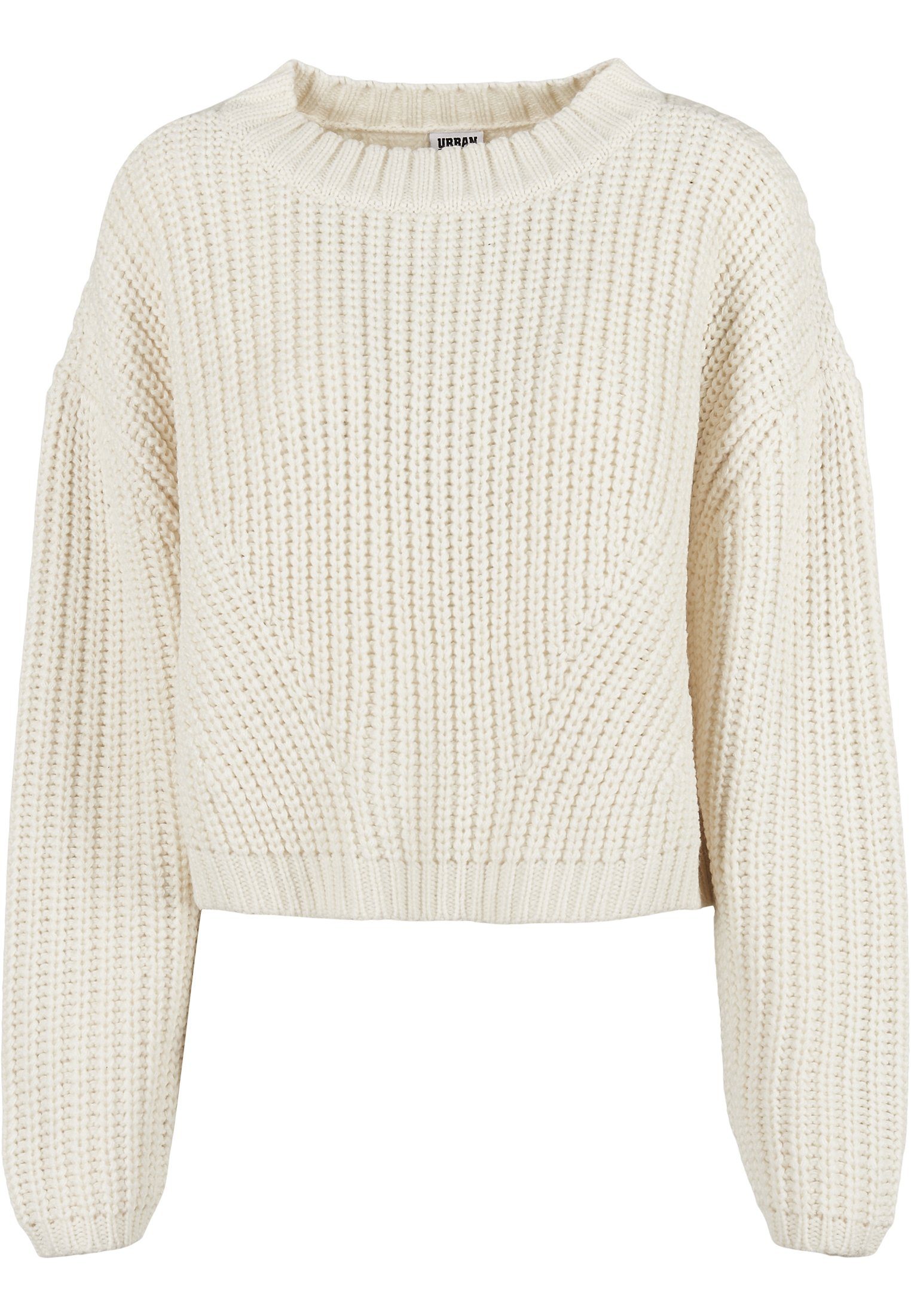 whitesand (1-tlg) URBAN CLASSICS Wide Damen Kapuzenpullover Sweater Oversize Ladies