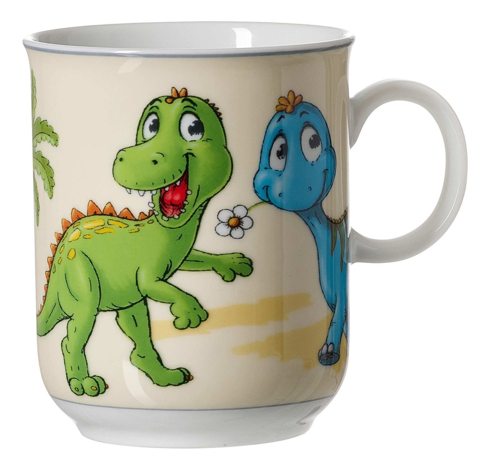 Ritzenhoff & Breker Kinderbecher Kinderbecher Dino aus Porzellan 270 ml bunt, Porzellan