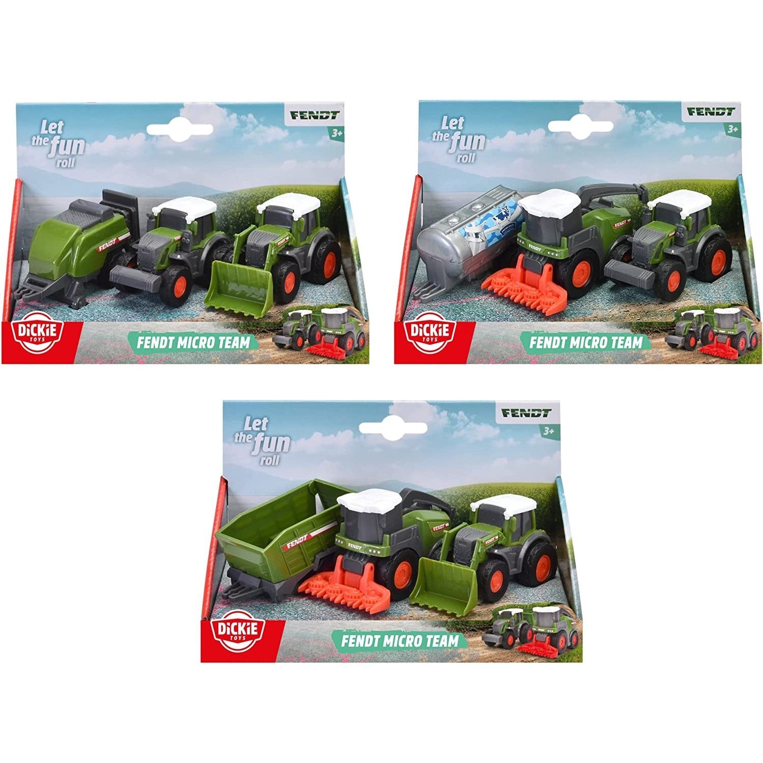 Dickie Toys Spielzeug-Traktor 203732001 Fendt Micro günstig online kaufen