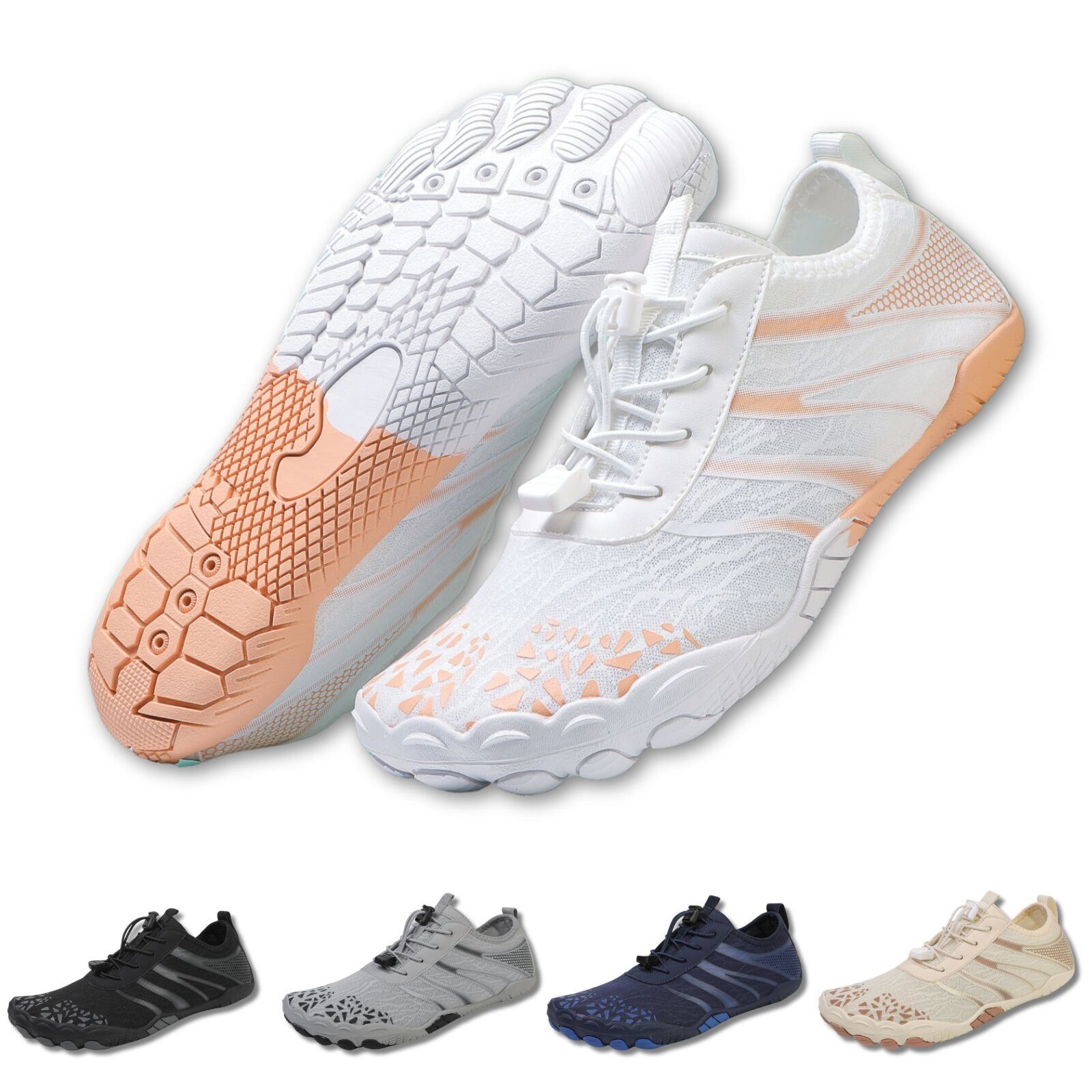 DOTALES Flowstep Barfußschuhe Damen & Herren, Flowstep Barfußschuhe Barfußschuh Das Original-Barfuß Sneaker, Minimalschuhe, Schnellverschluss