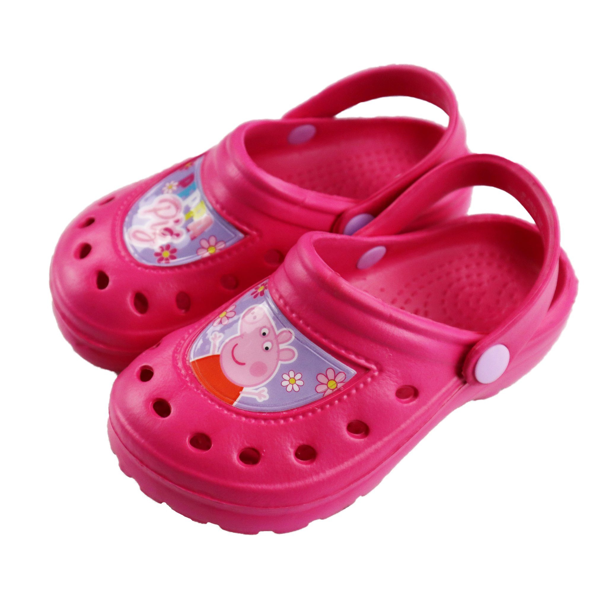 Peppa Pig Peppa Pig Wutz Clogs Kinder Sandalen Clog Gr. 22 bis 33