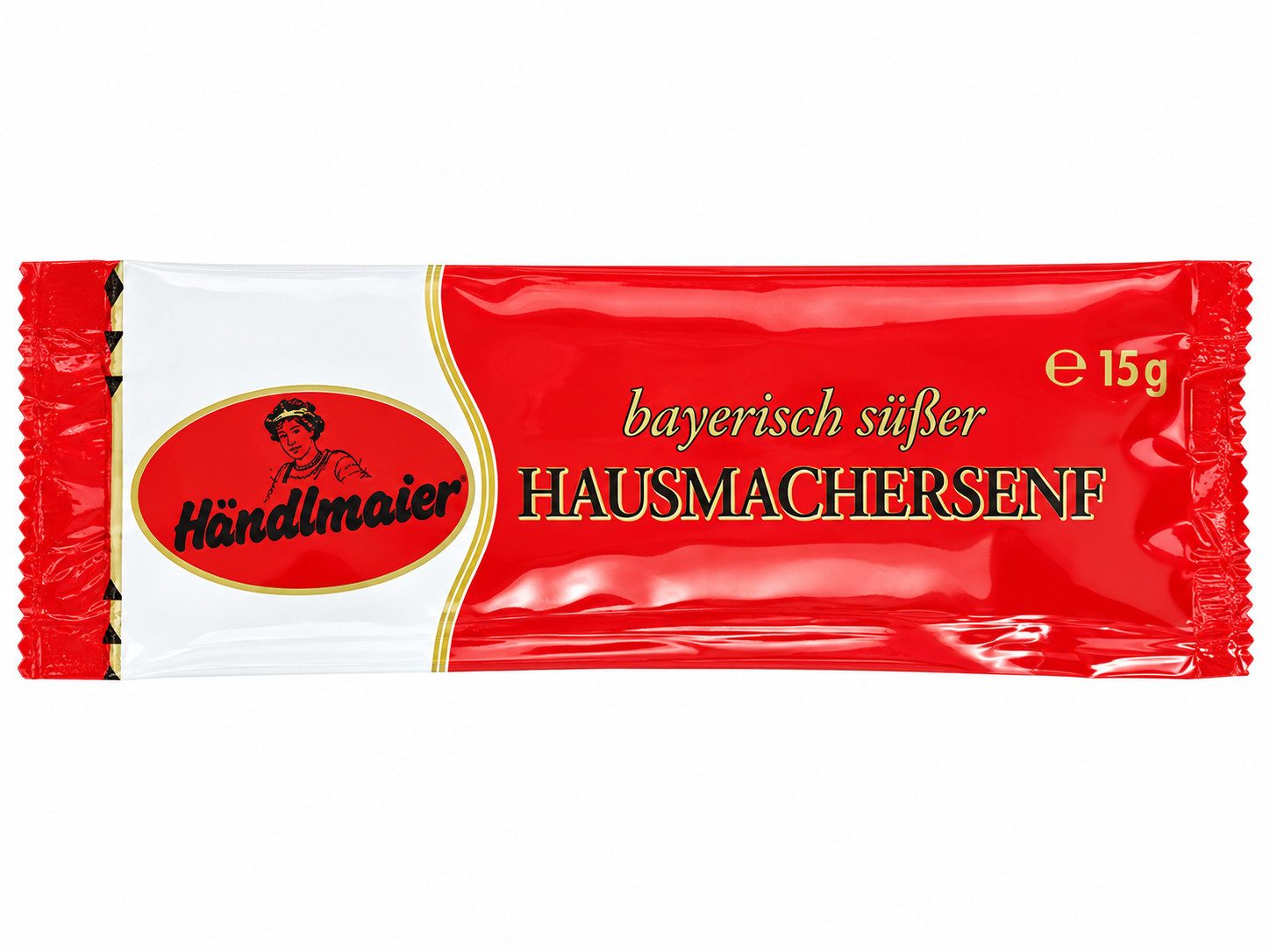 Händlmaier Saucen Süßer Hausmachersenf – 200 Portionsbeutel