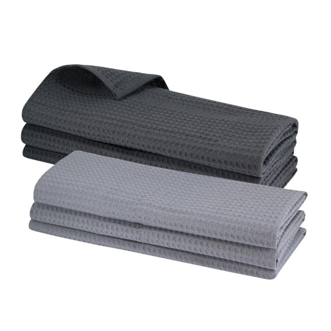 Engelland Geschirrtuch Poliertuch, (Vorteils-Set, 6-tlg., Waffel-Pique), 10 günstig online kaufen