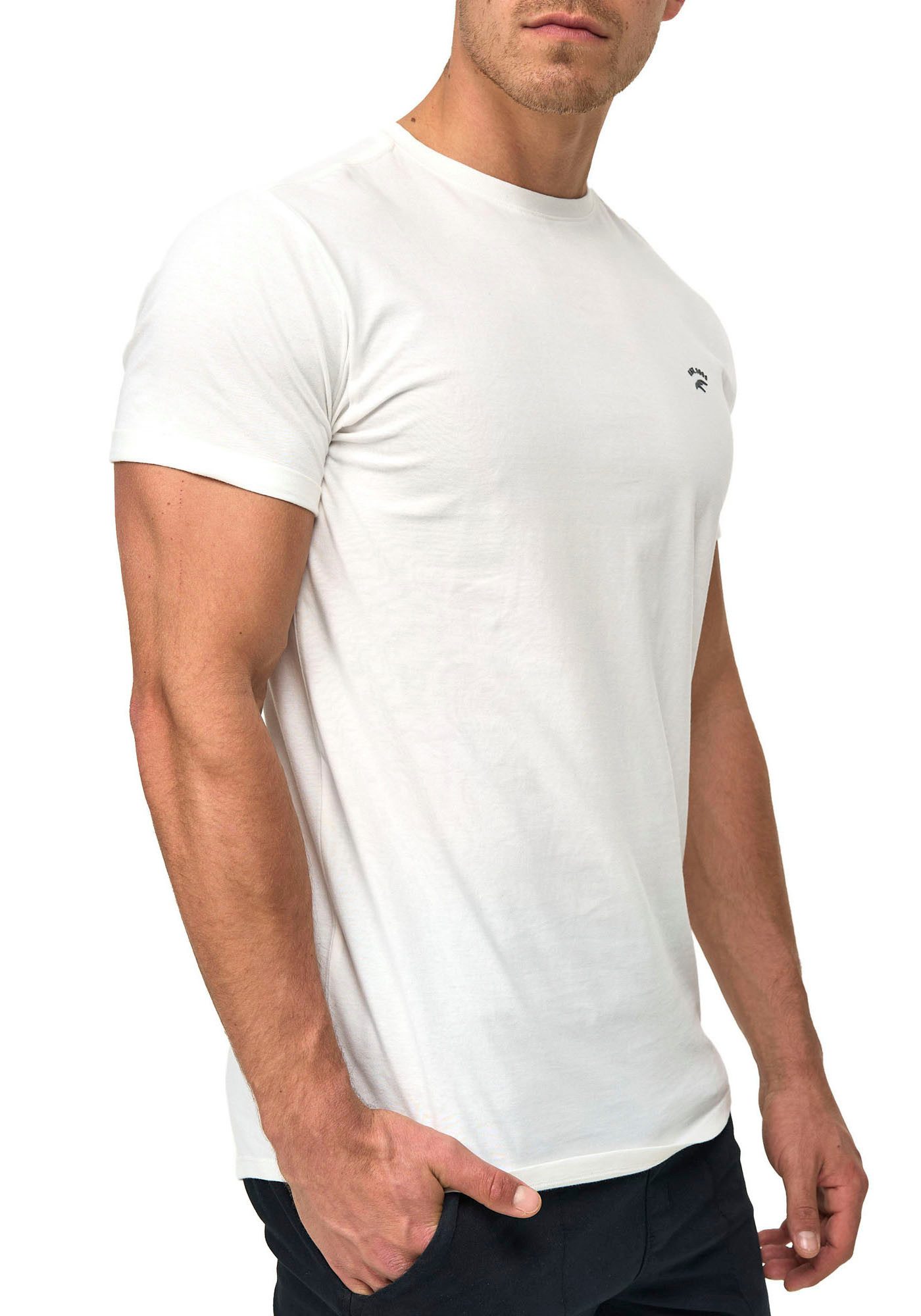 Indicode Rundhalsshirt INKloge günstig online kaufen