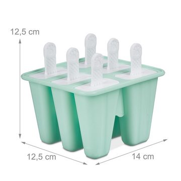 Fivejoy Eisform 6 Gitter Silikon Eiswürfel Eiscreme Form, (1-tlg)