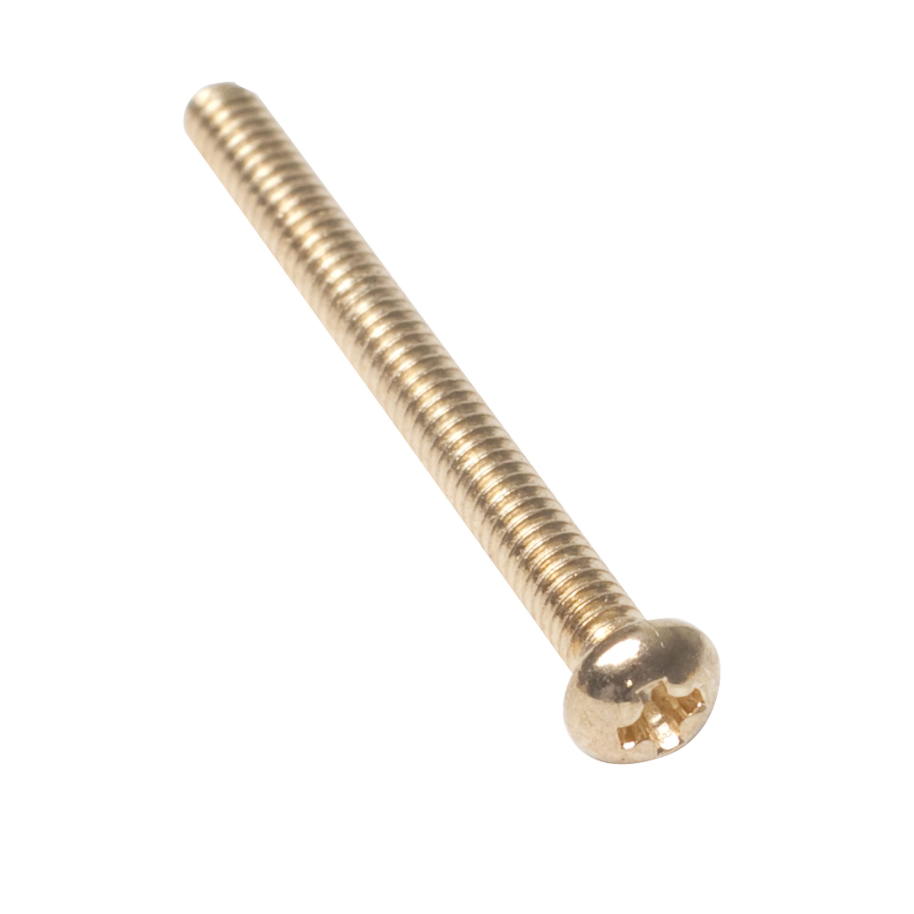 Göldo E-Gitarre, ersatzteile für Gitarren, Diverse Ersatzteile, 10er Set Humbucker PU-Schrauben, zöllig, Gold SRHZG - Gitarren