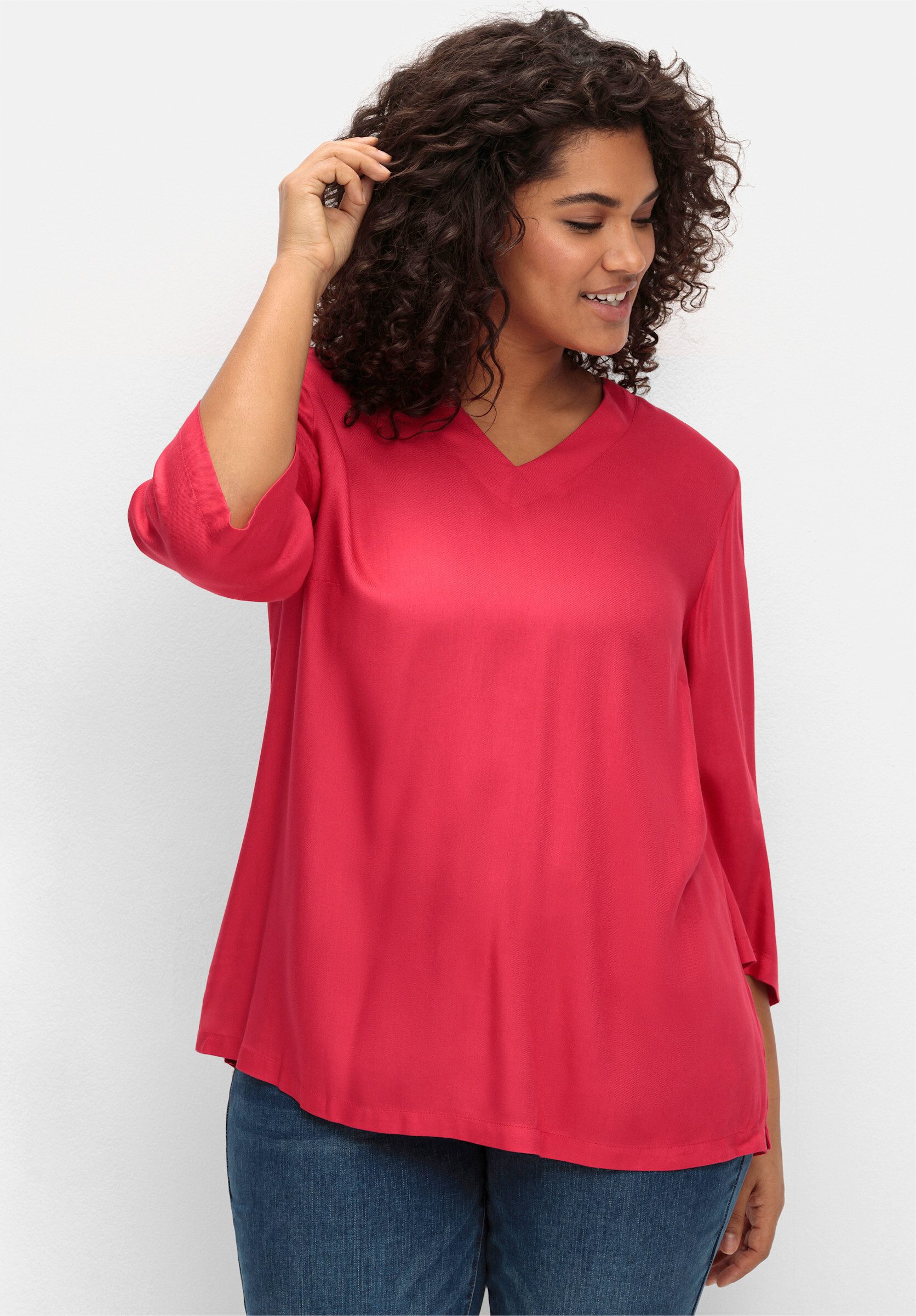 Sheego Klassische Bluse Tunika günstig online kaufen