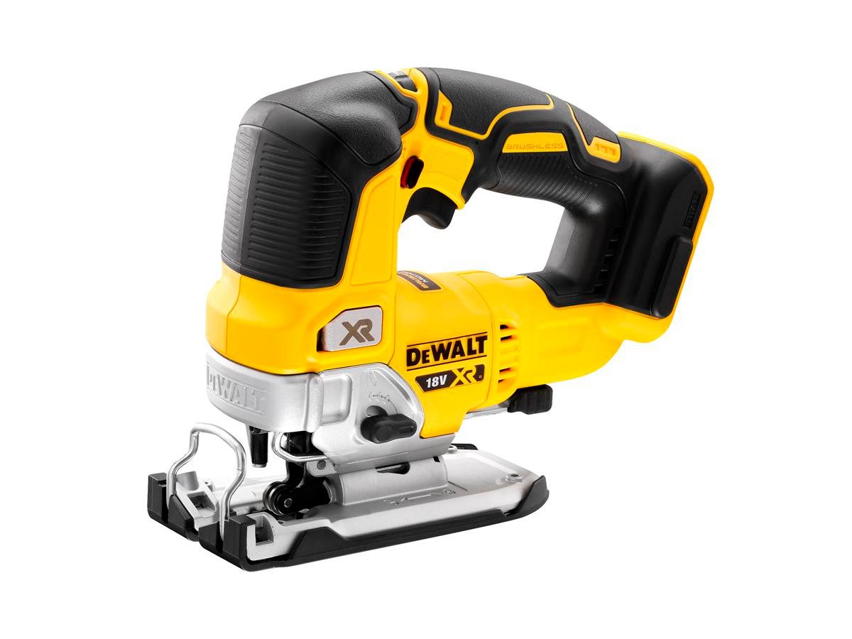 DeWalt Akku-Pendelhubstichsäge 18V, ohne Akku und Ladegerät, Arretiermechanik beidseitig bis 45°