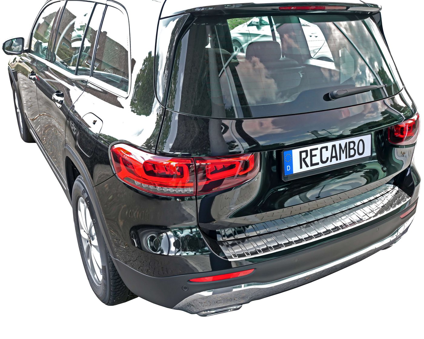 Thumbnail - RECAMBO Ladekantenschutz für Mercedes GLB, Typ X247, BJ ab 2019> Stoßstangenschutz, V2A rostfrei, Exklusive Optik, prakt...