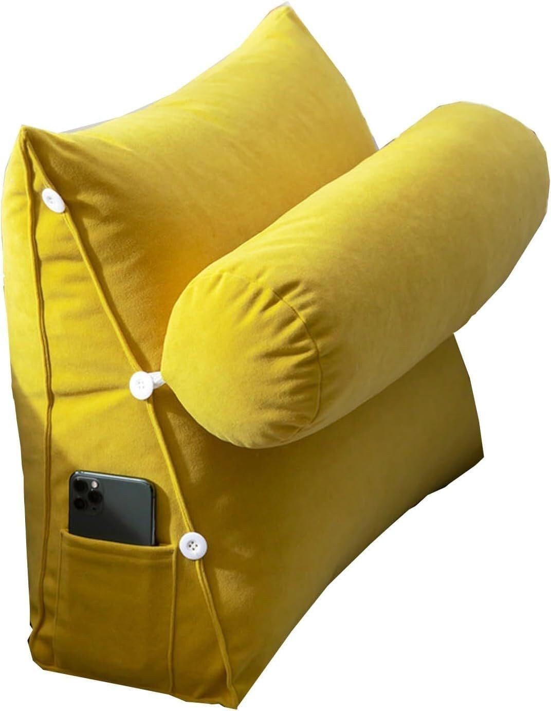 Coonoor Rückenkissen Keilkissen Dreieckiges Lesekissen Kissen mit Verstellb günstig online kaufen