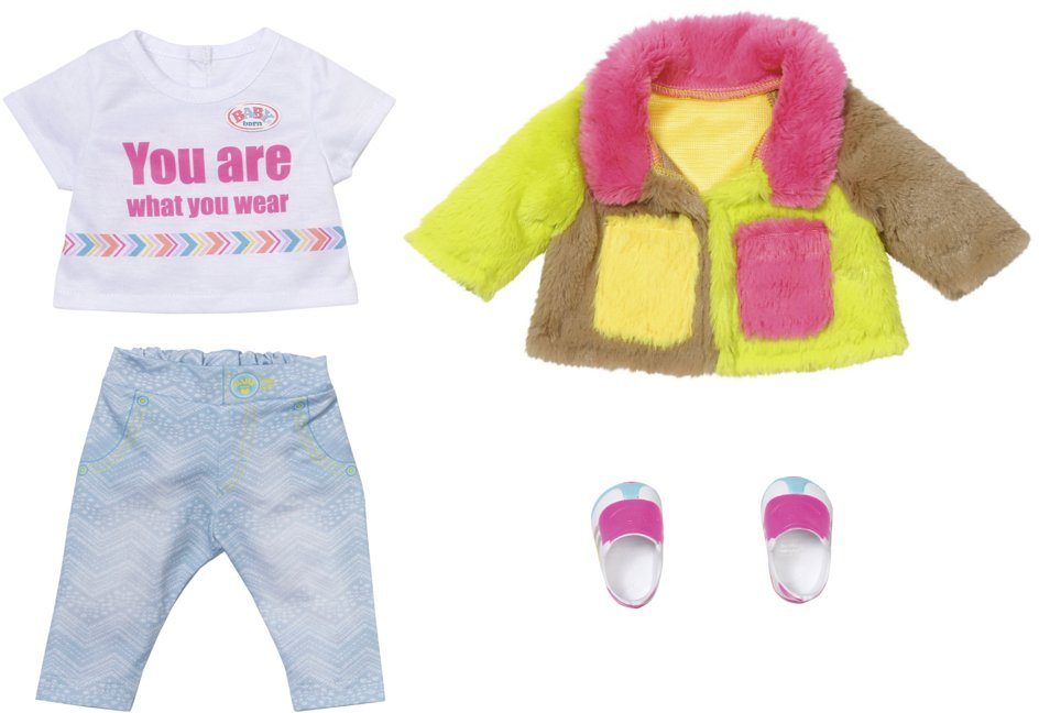Image of Baby Born Deluxe Regenbogenmantel 43cm