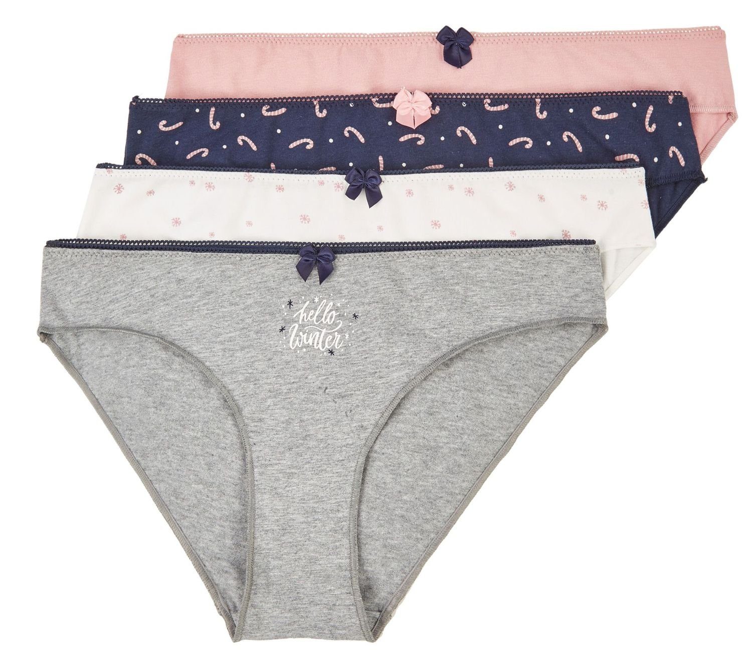 HAPPY SHORTS Slip »4 x Happy Shorts Damen Slips Höschen Unterwäsche  Weihnachten Motive Zuckerstangen und Schneeflocken« (1 Stück) online kaufen  | OTTO