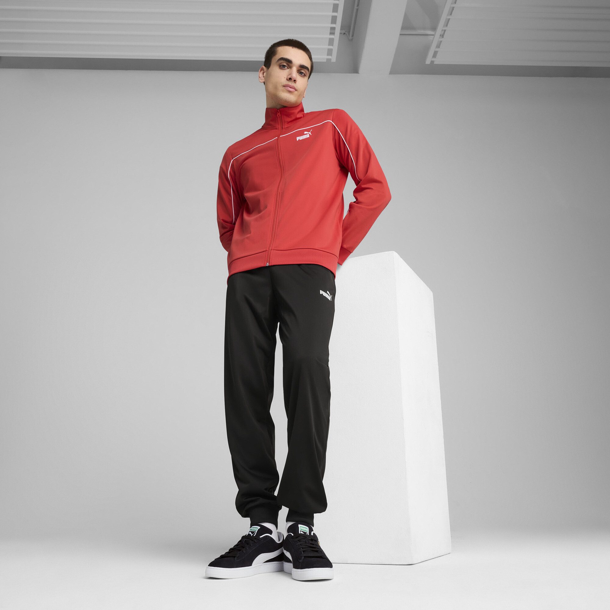 PUMA Jogginganzug Poly Trainingsanzug mit Paspeln günstig online kaufen