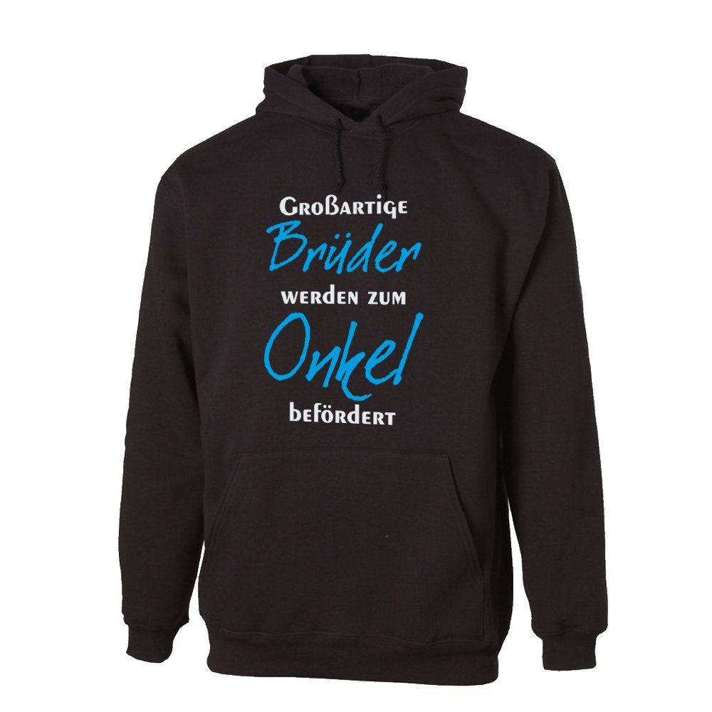 G-graphics Hoodie Großartige Brüder werden zum Onkel befördert Unisex, mit Frontprint, mit Spruch / Statement