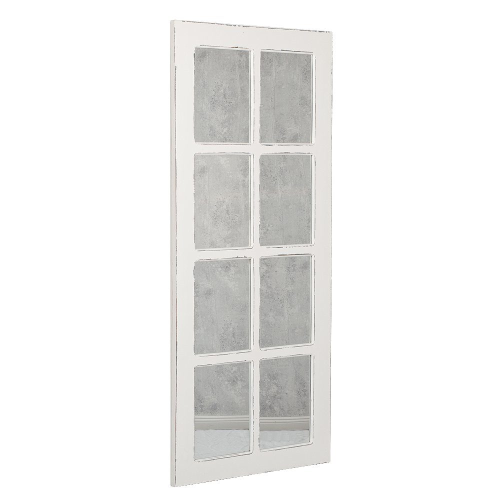 Spiegel WINDOW ca. 180x80cm LebensWohnArt Antik-Weiß Wandspiegel
