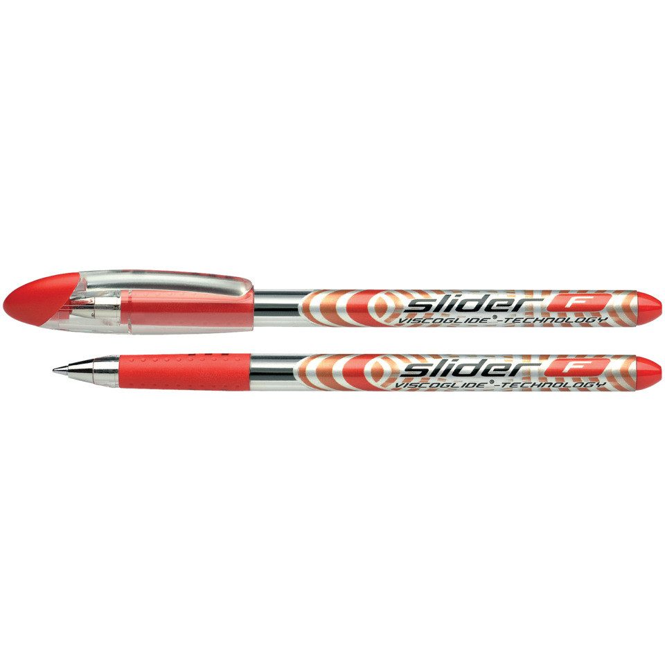 SCHNEIDER Kugelschreiber Schneider SN151002 Kugelschreiber Slider Basic - F, rot