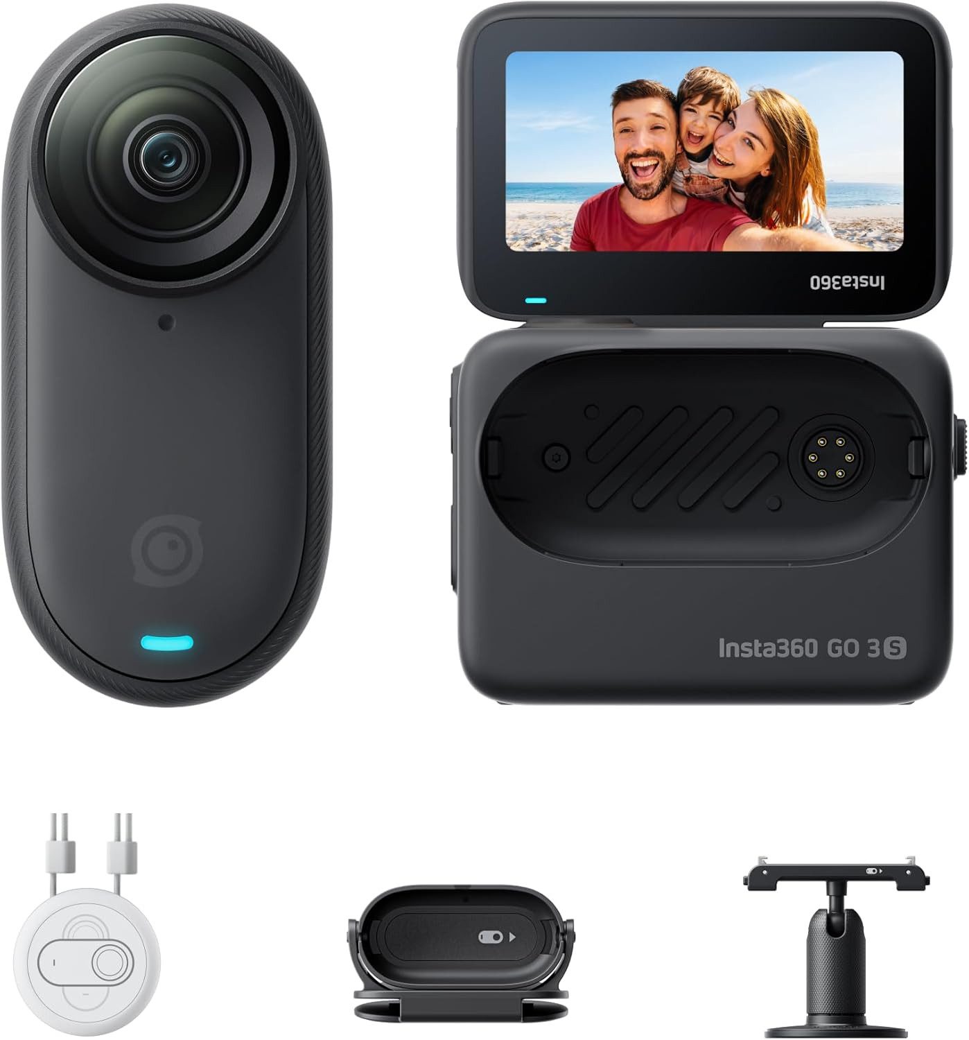 Insta360 Insta360 GO 3S - Tragbare 4K Mini-Kamera Action Cam (4K Ultra HD, WLAN (Wi-Fi), Bluetooth)