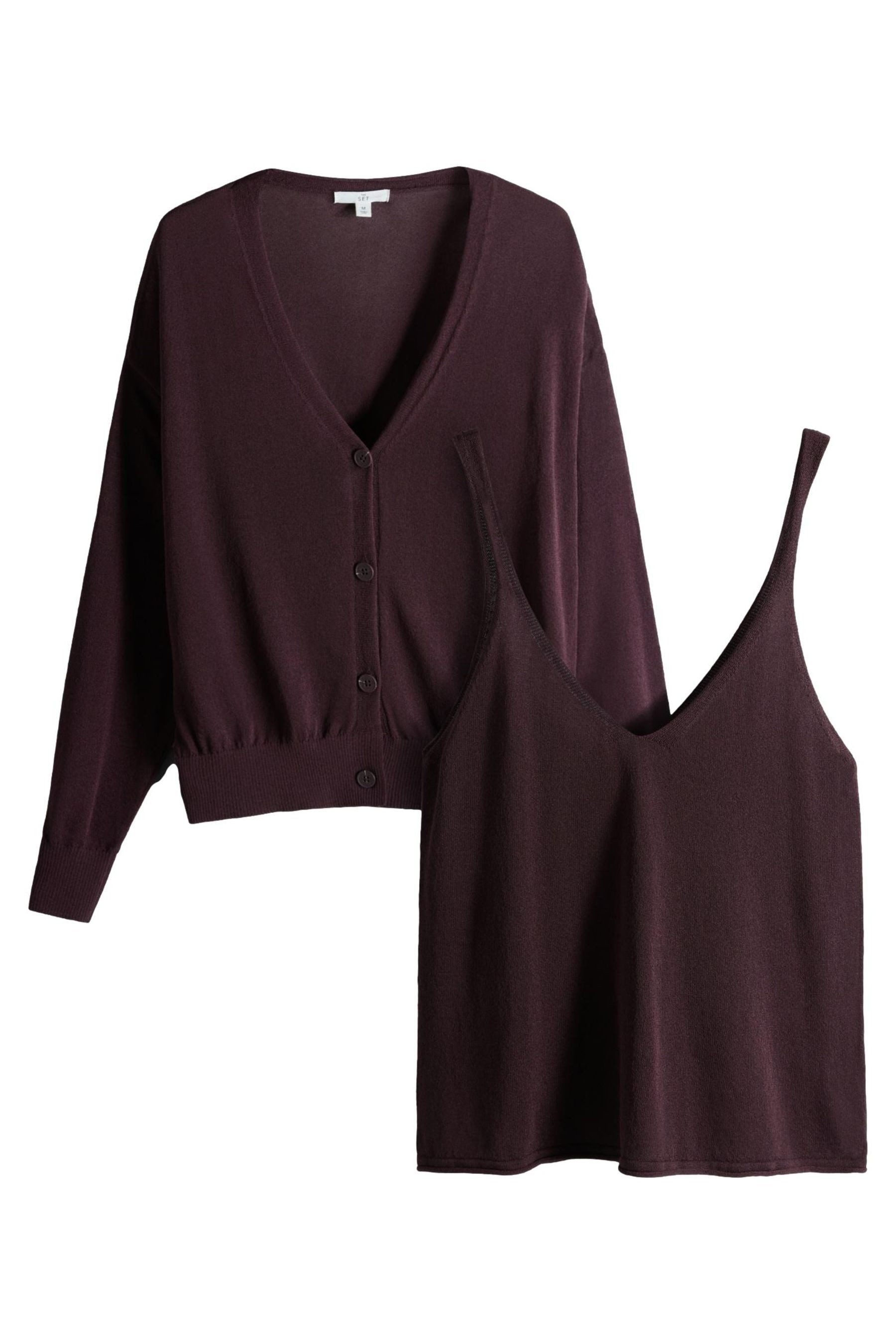 The Set Cardigan The Set Strickjacke und Trägertop, 2er-Pack (2-tlg)