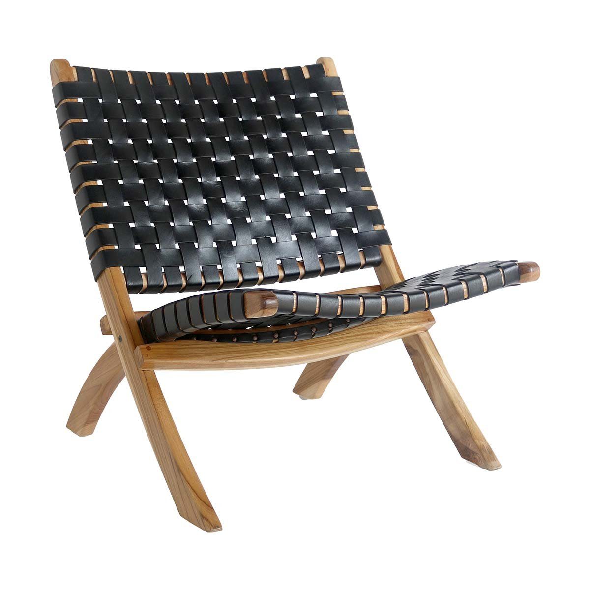 (1-St) Relaxsessel ebuy24 schwarz. Sessel Leder Perugia