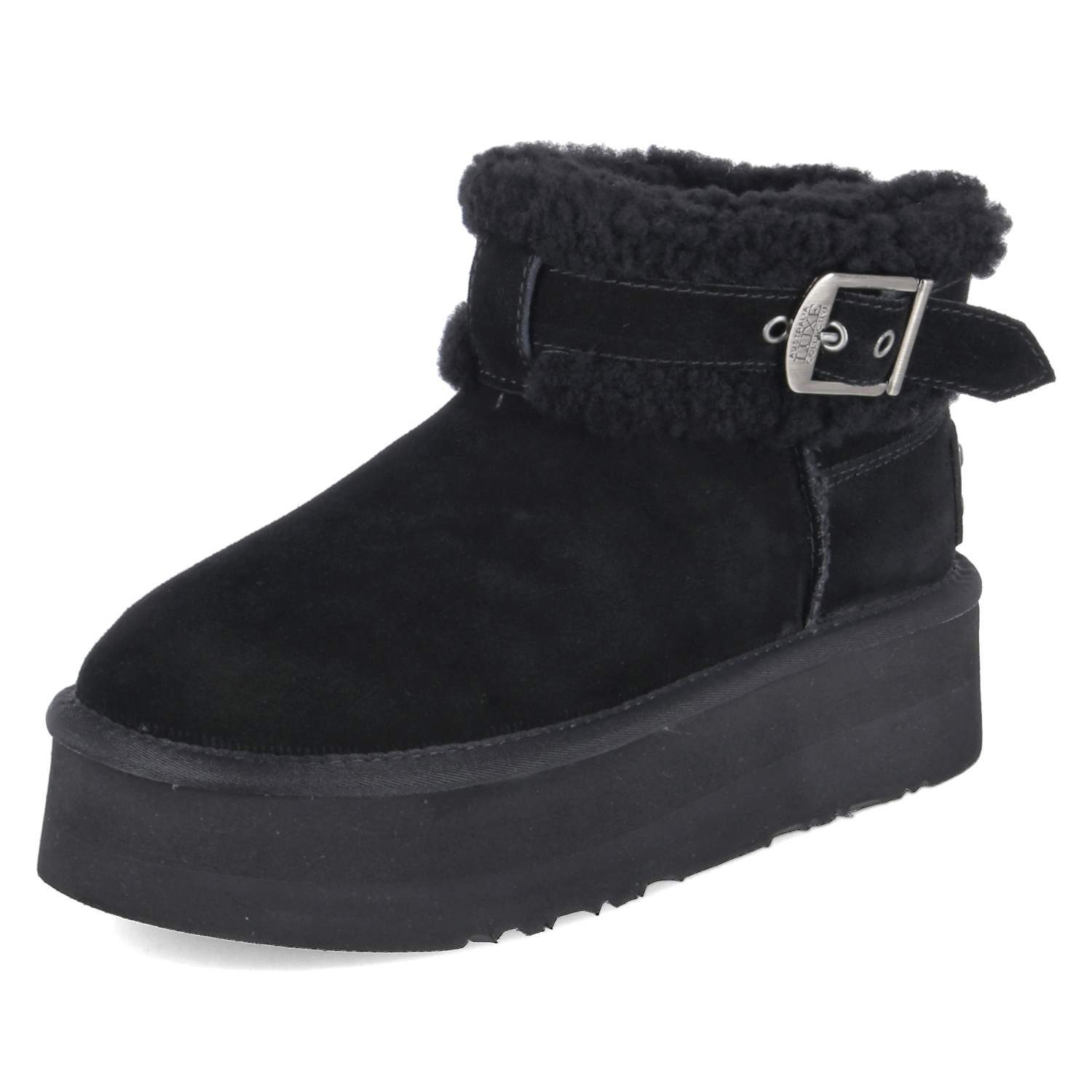 Australia Luxe Collective Australia Luxe EDEPS205N-BL Damen Leder & Textil black Chelseaboots