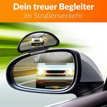 Upgrade4cars Autospiegel Toter Winkel Spiegel Universal, Auto Zusatzspiegel Außen, Autozubehör Accessoires für Frauen & Männer