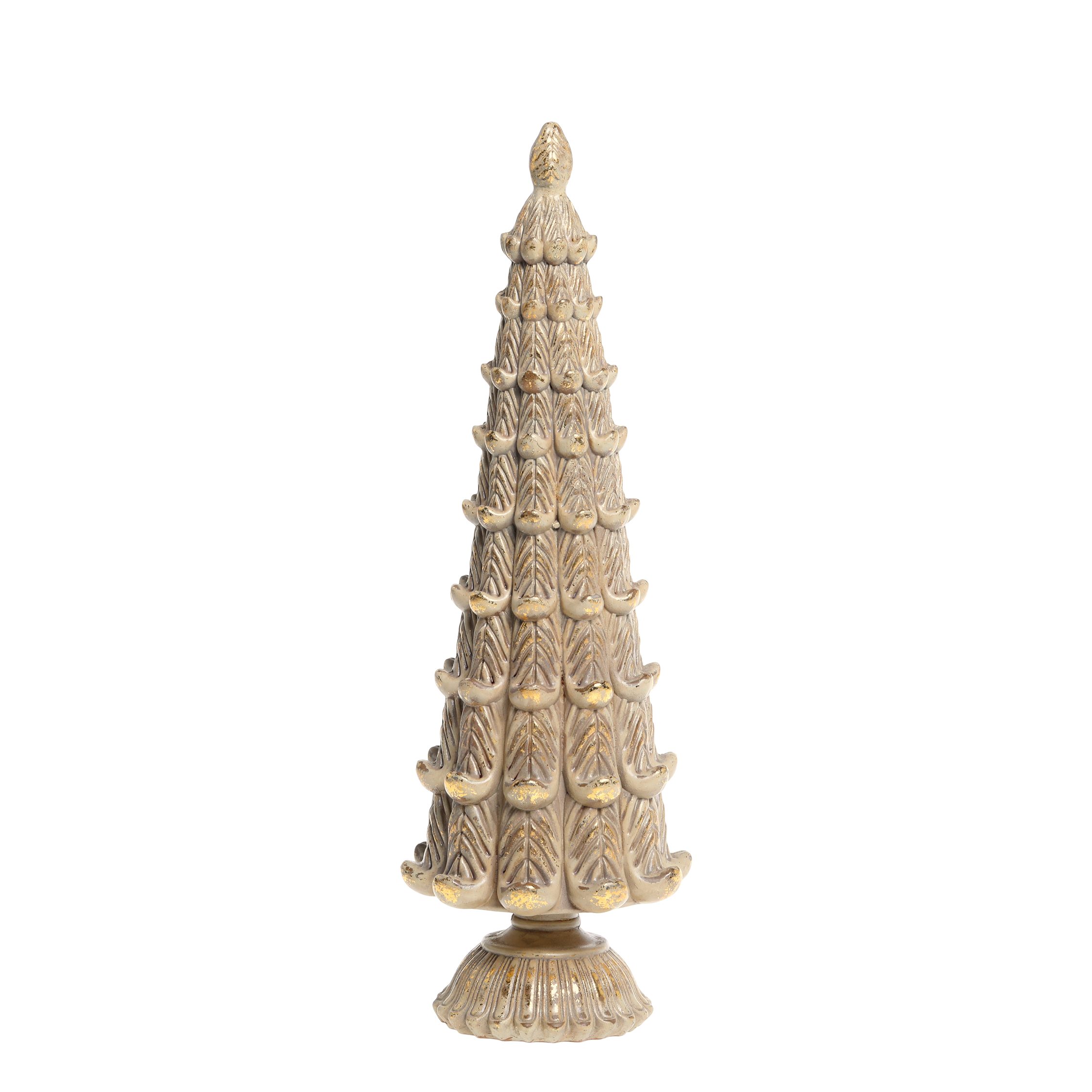 Chic Antique Dekofigur Weihnachtsbaum Weihnachten H35/D10 cm latte (1 St) günstig online kaufen
