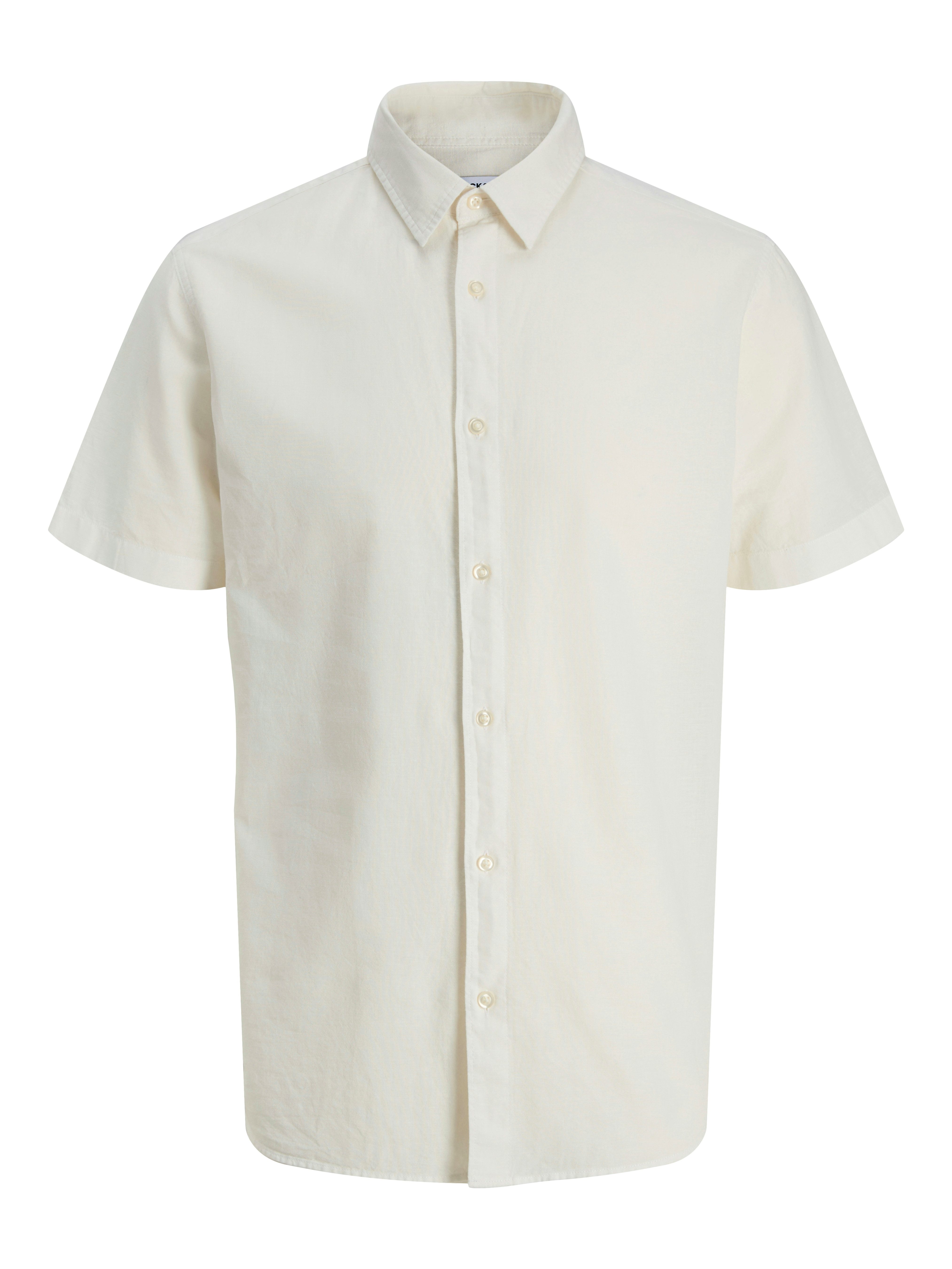 Jack & Jones Junior Kurzarmhemd JJEBREEZE LINEN BLEND SHIRT S/S SN JNR