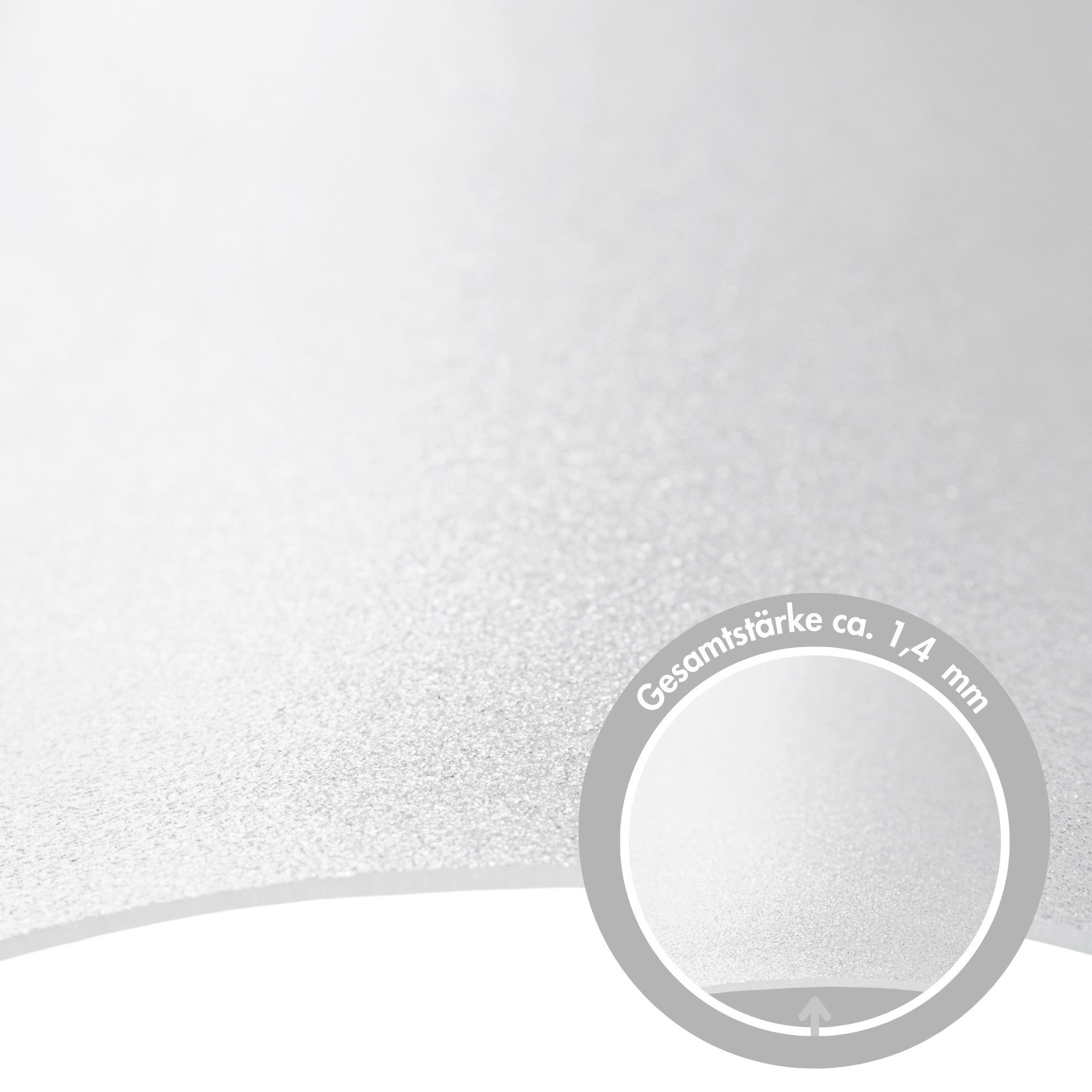 Andiamo Bodenschutzmatte Bürostuhlmatte transparent, 1-St., Bodenschutzplatte, robust & strapazierfähig für den täglichen Gebrauch – Bild 5 von 5