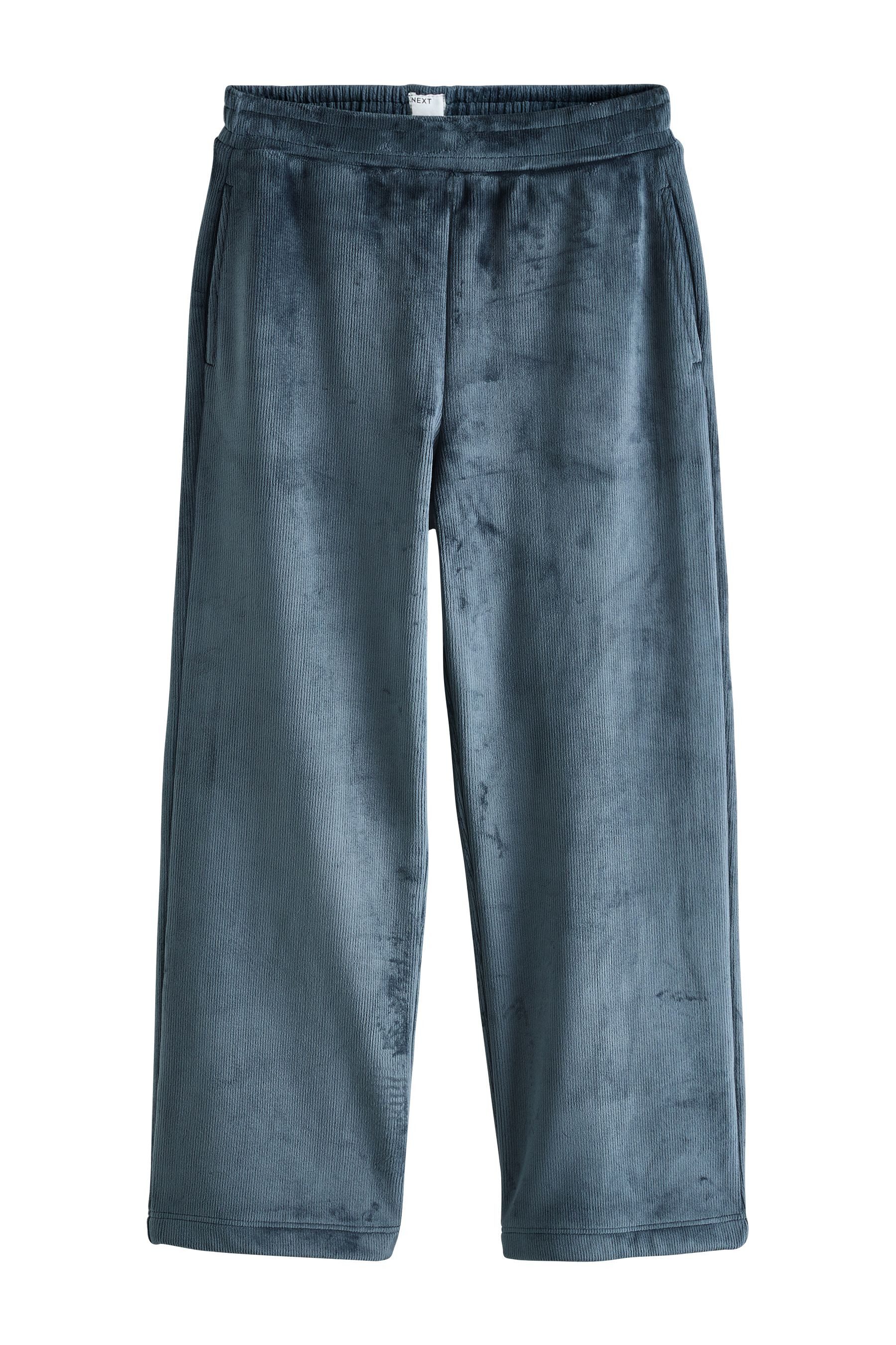 Loungehose Gemütliche Cordhose mit weitem Bein