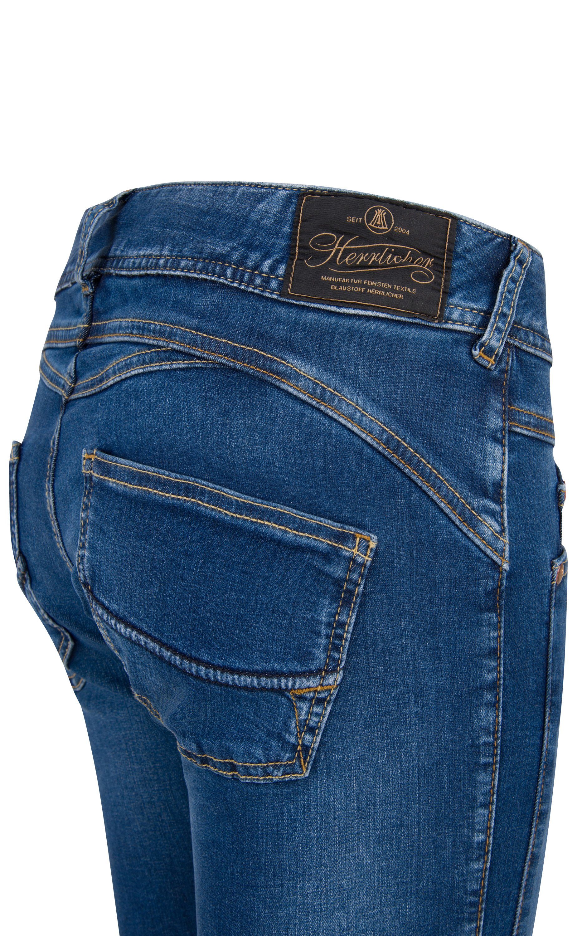 HERRLICHER Stretch-Jeans Powerstretch dazzling Denim Herrlicher Slim blue GILA 5606-D9668-663