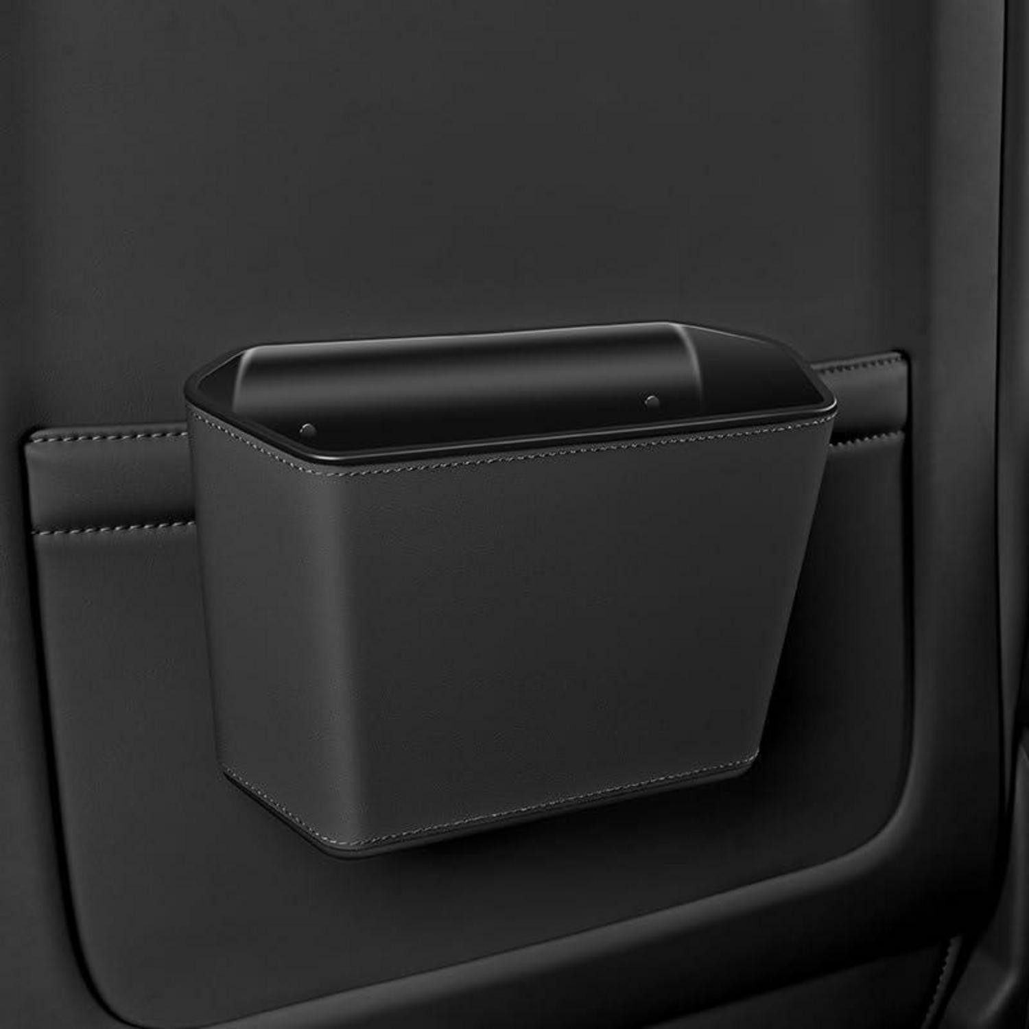 LuxusKollektion Mülleimer Auto Mülleimer Clip Mini hängend wasserdicht auslaufsicher schwarz 1