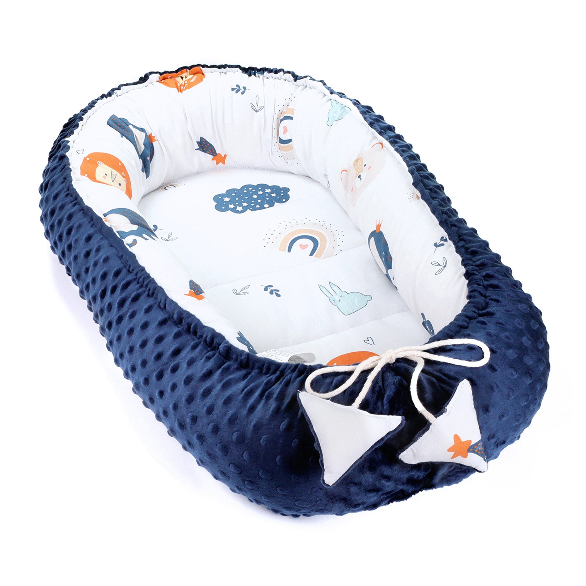 Totsy Baby Kuschelnest Nestchen Baby - Babynestchen Neugeborene Babynest für kinderbett