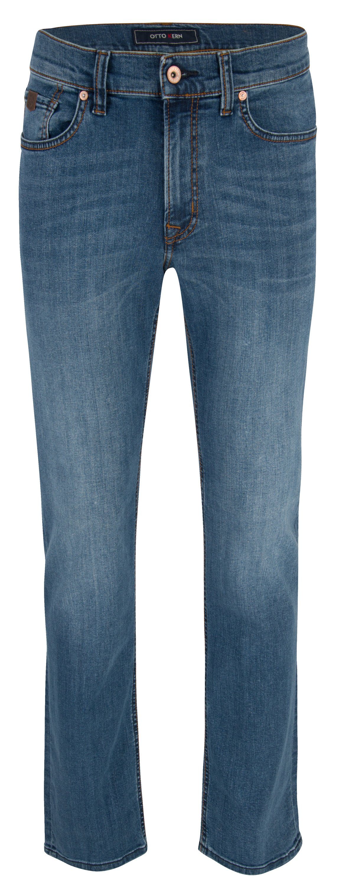  Kern 5-Pocket-Jeans OTTO KERN JOHN medium blue used buffies 67149 6960.6824