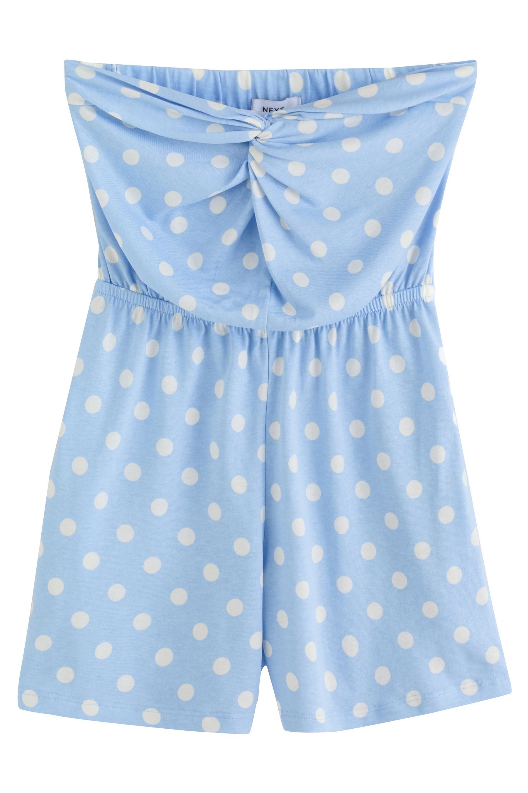 Next Playsuit Overall mit Carmenausschnitt und Knoten (1-tlg)