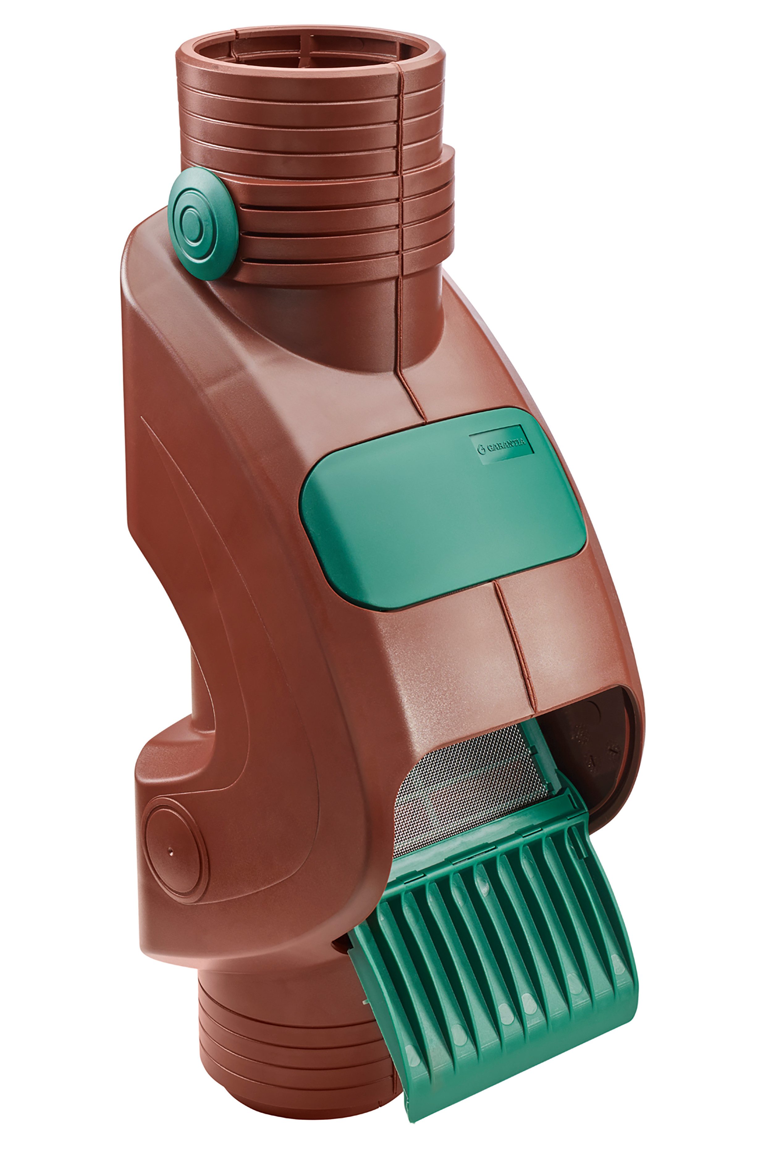GARANTIA Regentonne Fallrohrfilter RAINUS DN 80, 100 braun inkl. Filtereinsatz, 0 l