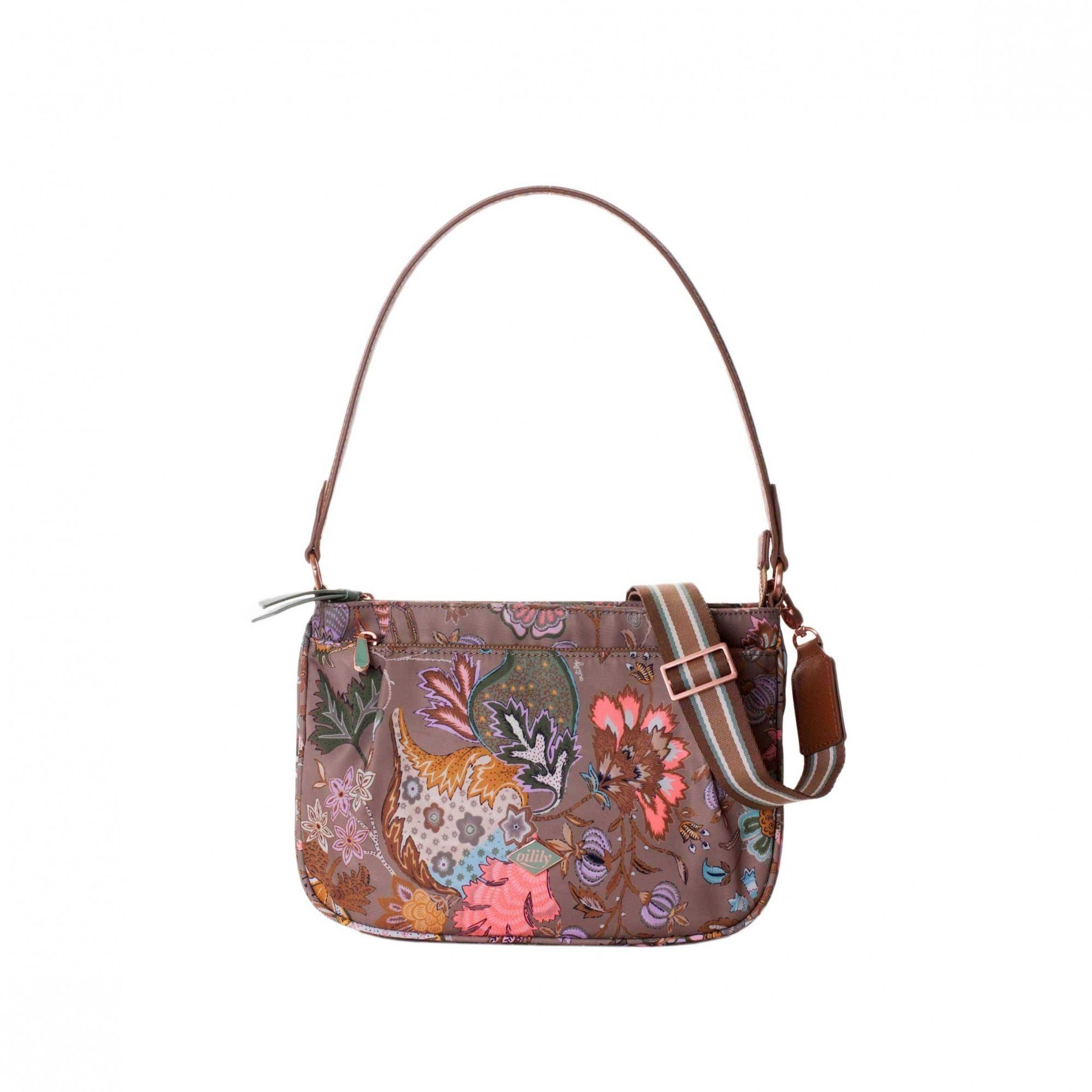 Oilily Schultertasche Amelie Sits M Flat Shoulder Bag Elmwoo | Schultertaschen