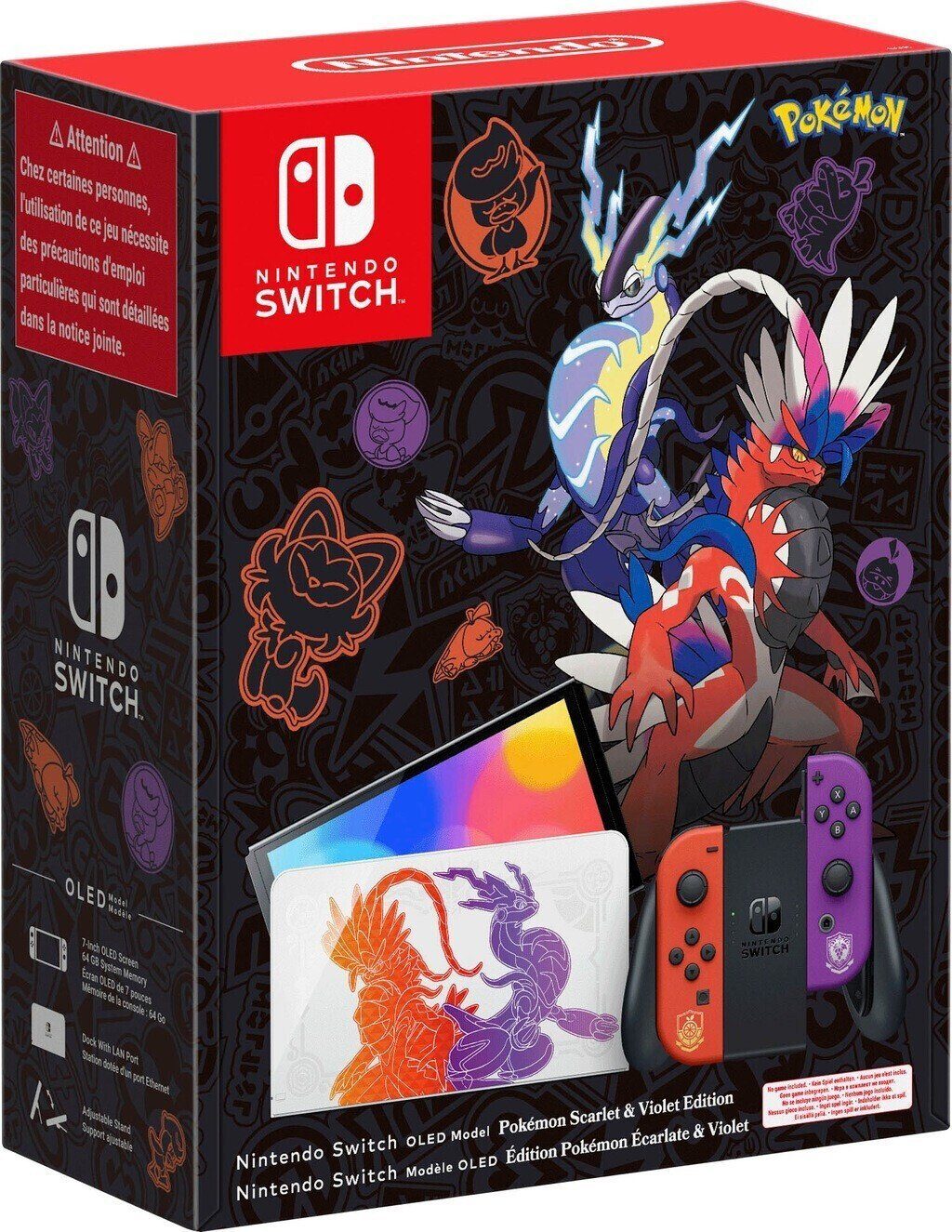 Switch OLED Pokemon: Karmesin & Purpur Limited Edition