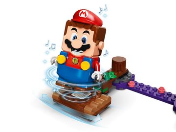 LEGO® Konstruktionsspielsteine LEGO® Super Mario™ - Wigglers Giftsumpf – Erweiter, (Set, 374 St)