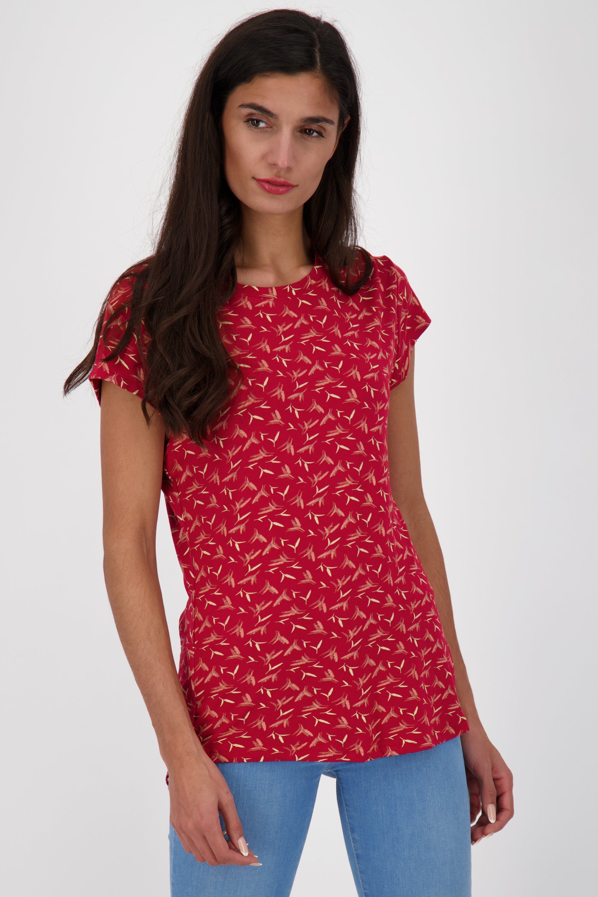 Alife & Kickin Rundhalsshirt MimmyAK B Shirt Damen Shirt cranberry | T-Shirts