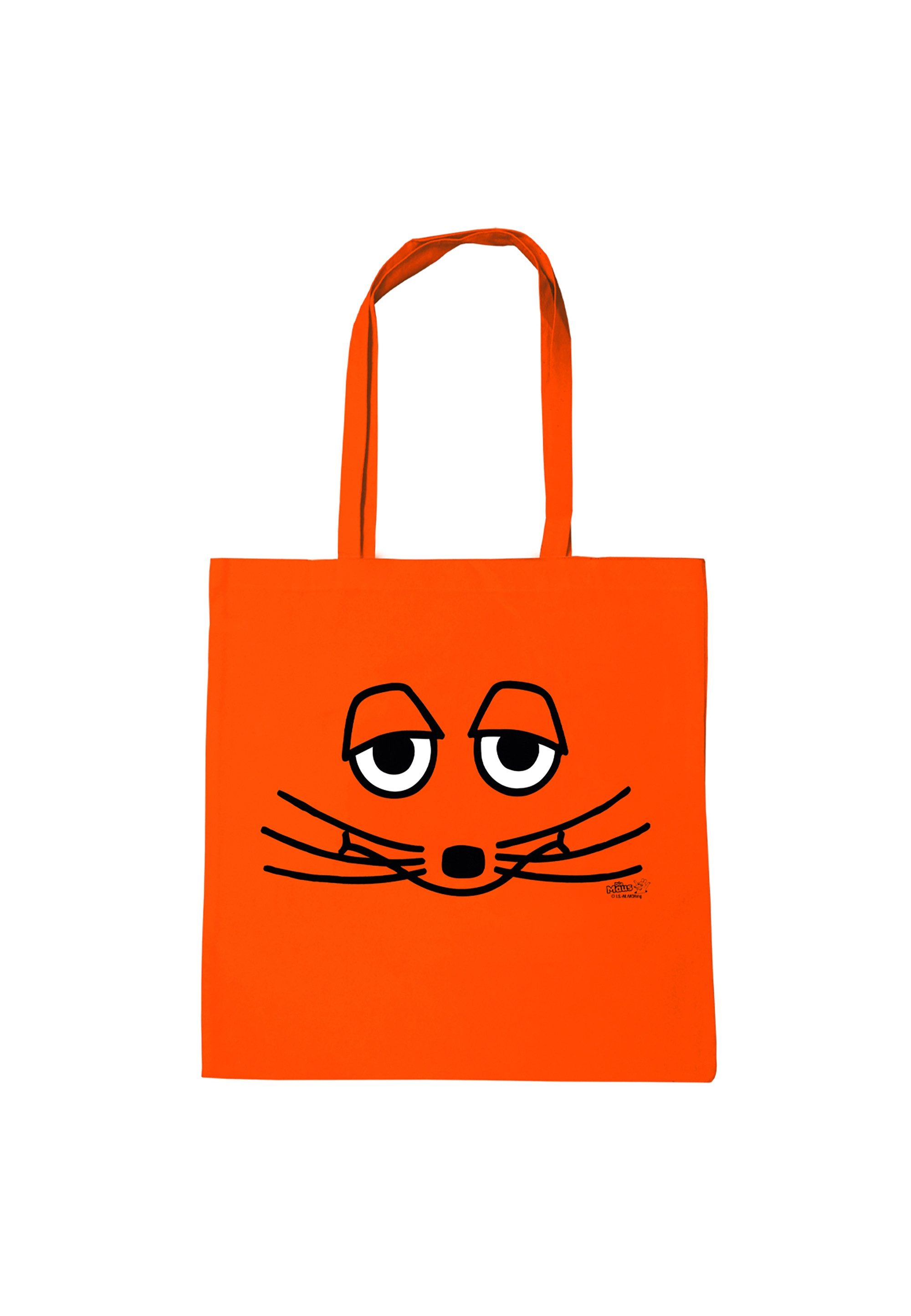 LOGOSHIRT Henkeltasche Maus - Gesicht, mit coolem Motiv