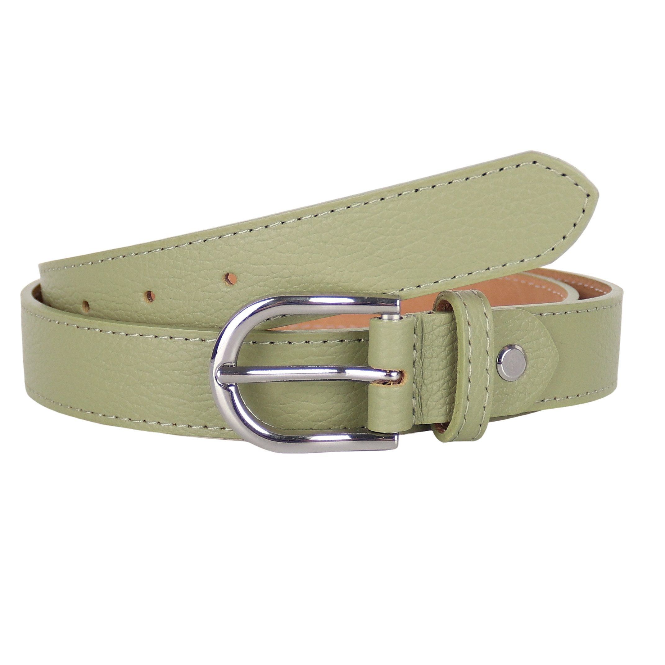 MIRROSI Ledergürtel Damen Herren Gürtel, Made in Italy, 3cm breit (Passt fast zu jeder Hosenschlaufe, aus Echtem Leder)