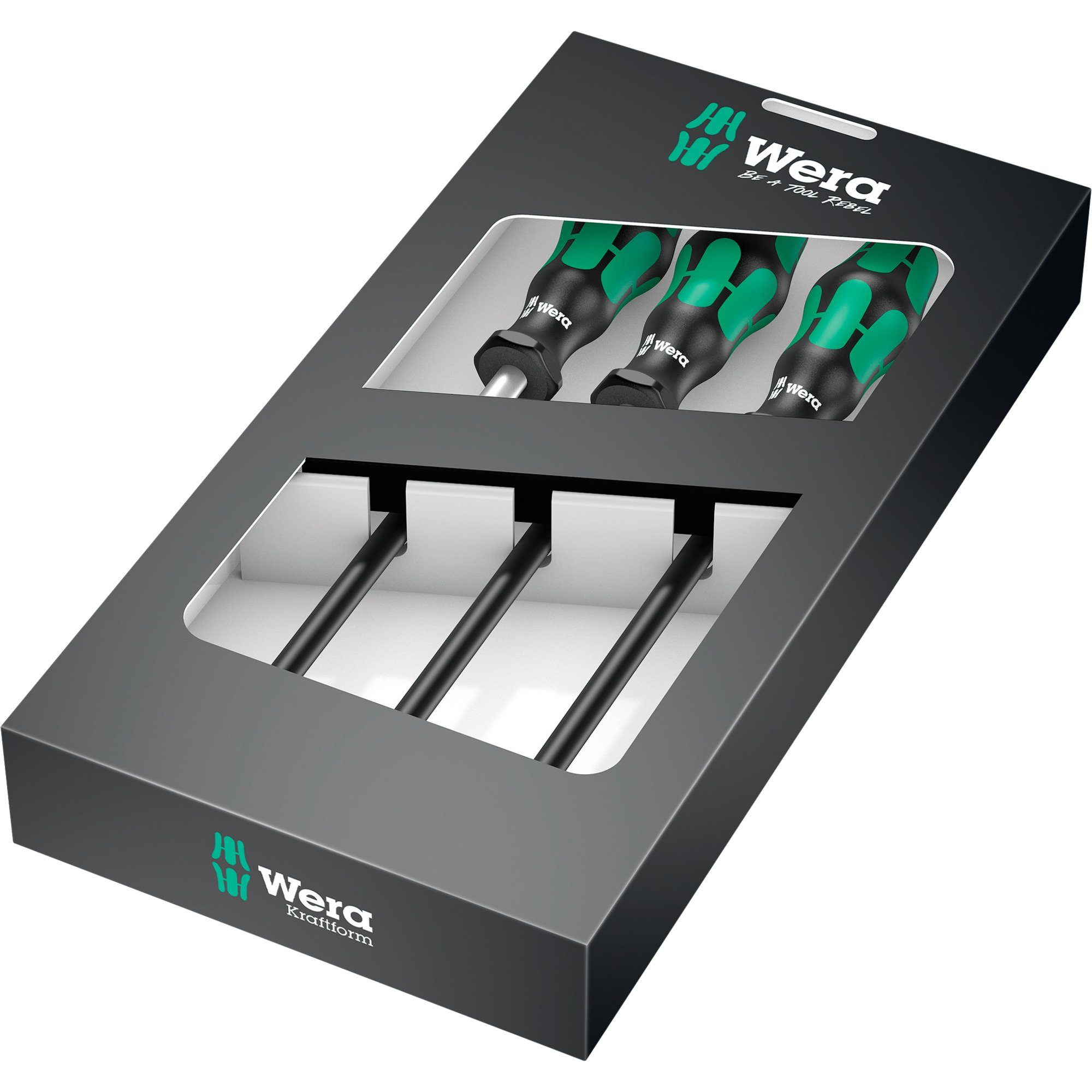 Wera Schraubendreher Wera 391/3 Schlauchklemmen-Schraubendrehersatz