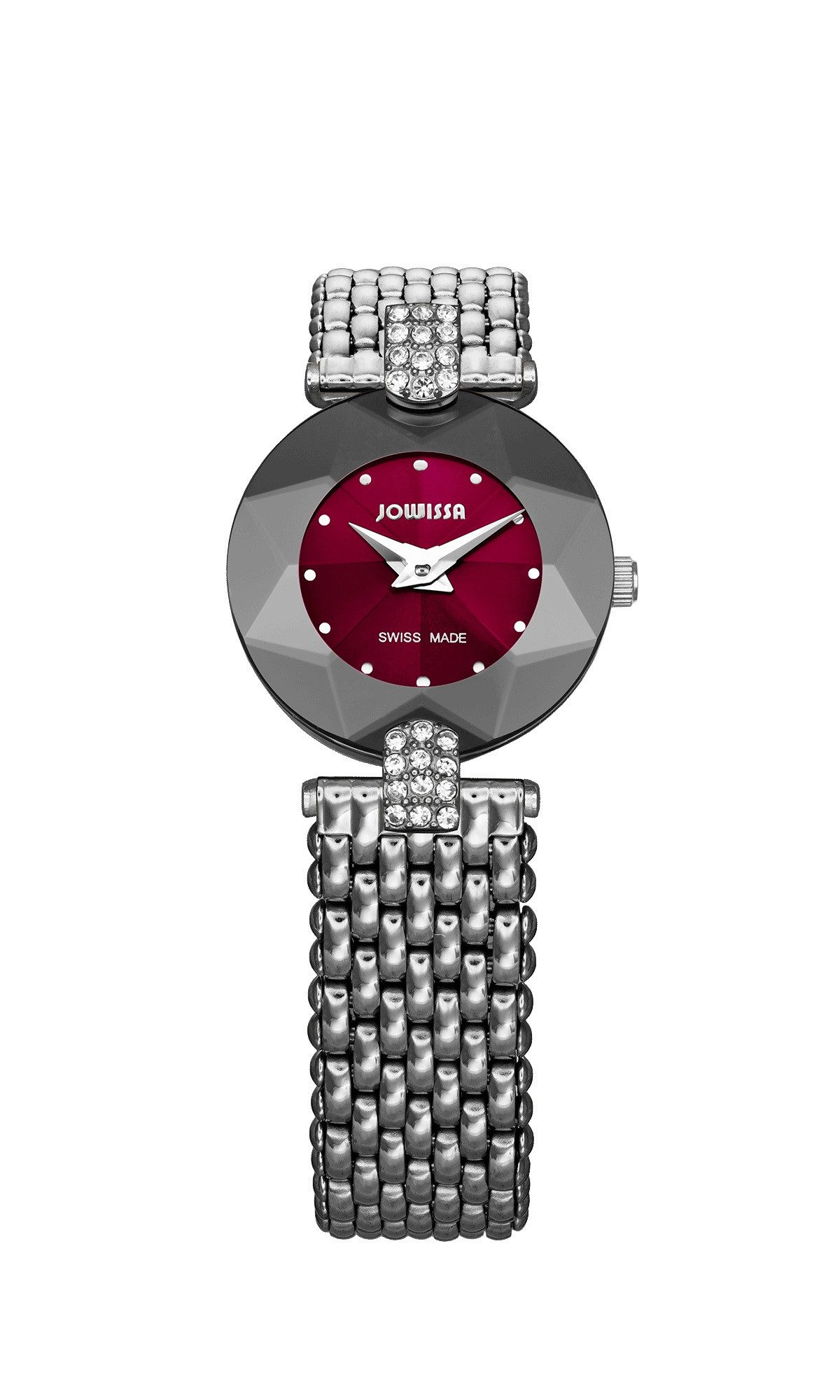 JOWISSA Schweizer Uhr Facett Strass