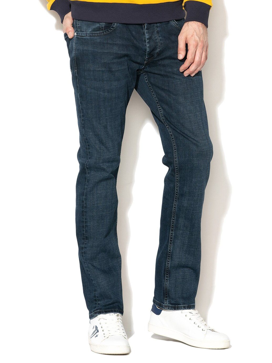 Pepe Jeans Straight-Jeans Herren Straight Stretch Hose - Cash WX7