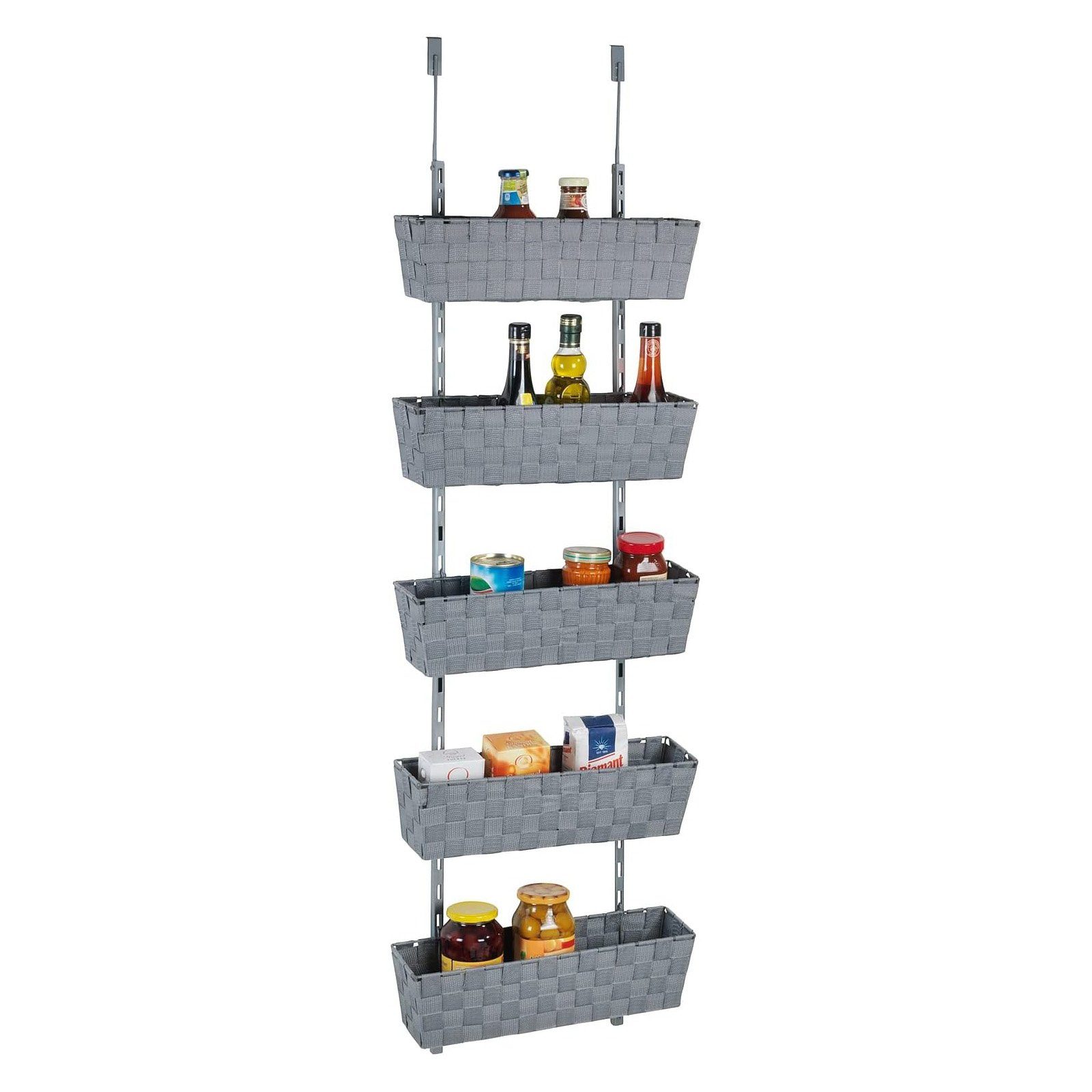 WENKO Türregal Hängeregal Adria Bad Küche Hängeregal Türhängeregal, 5 Etage günstig online kaufen