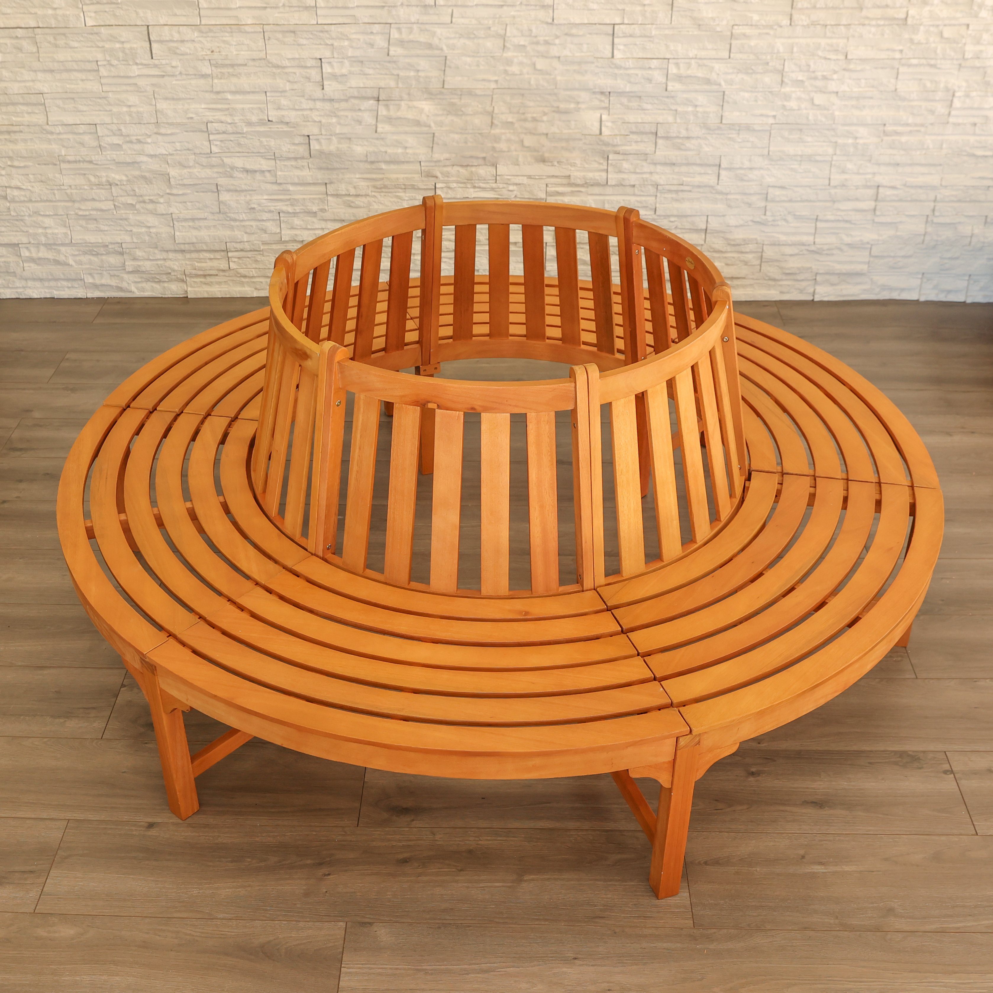 Sedex Baumbank Kentucky aus Eukalyptusholz 208cm – Bild 2 von 2