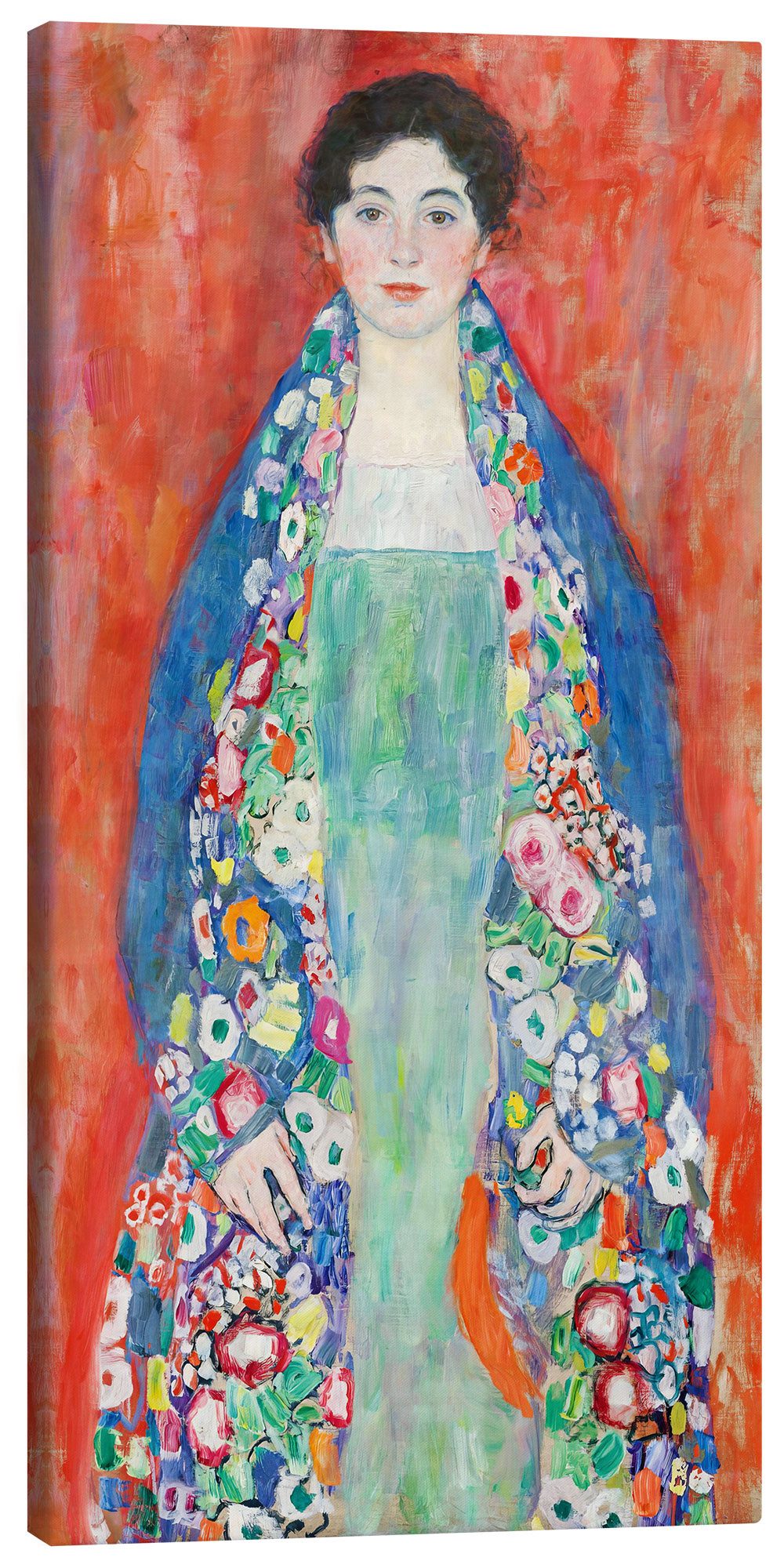 Posterlounge Wandbild Porträt von Fräulein Lieser, Gustav Klimt, erhältlich als Poster, Leinwandbild, Wandsticker oder Acrylglasbild